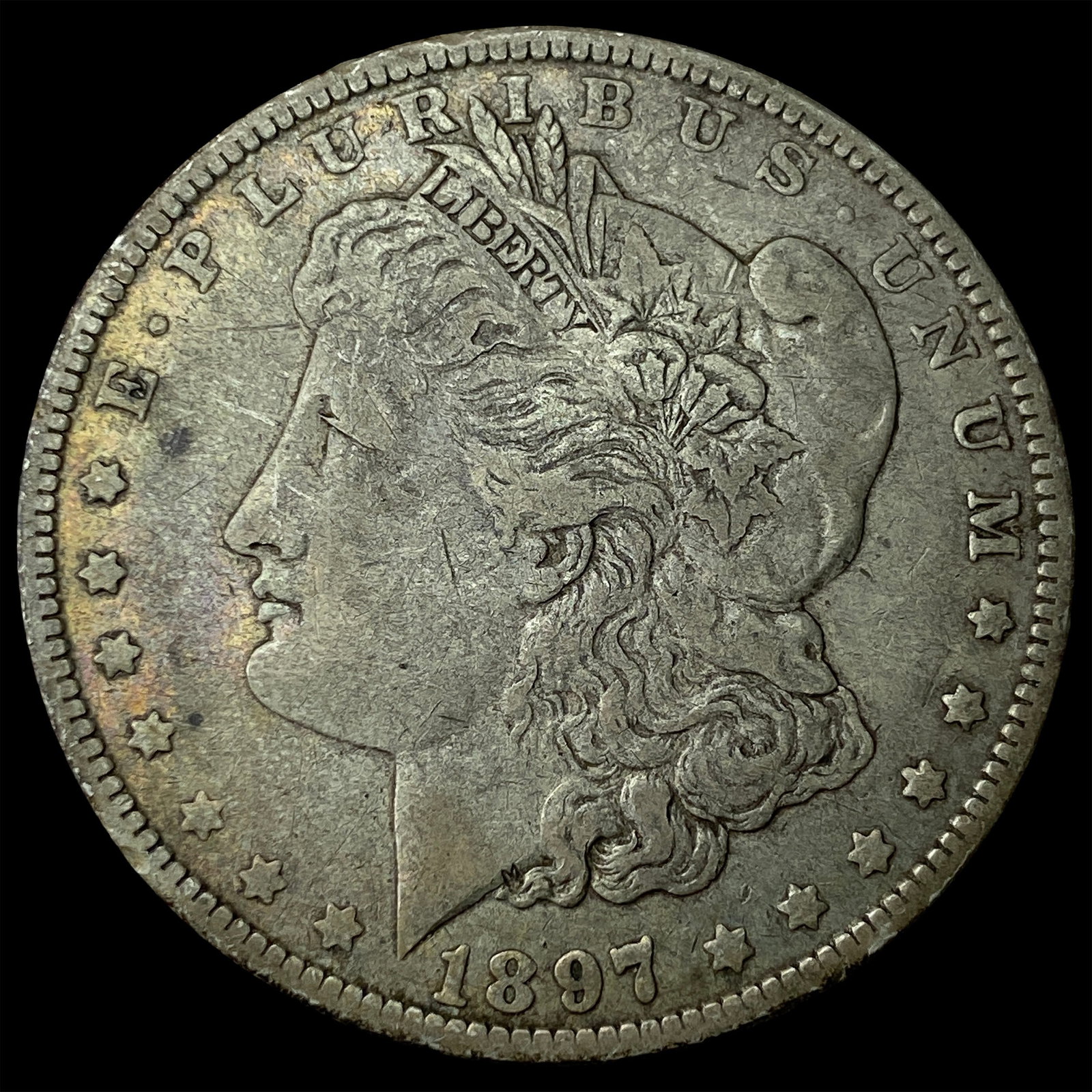 1897-O Silver Morgan Dollar NEARLY UNCIRCULATED (1 of 2)