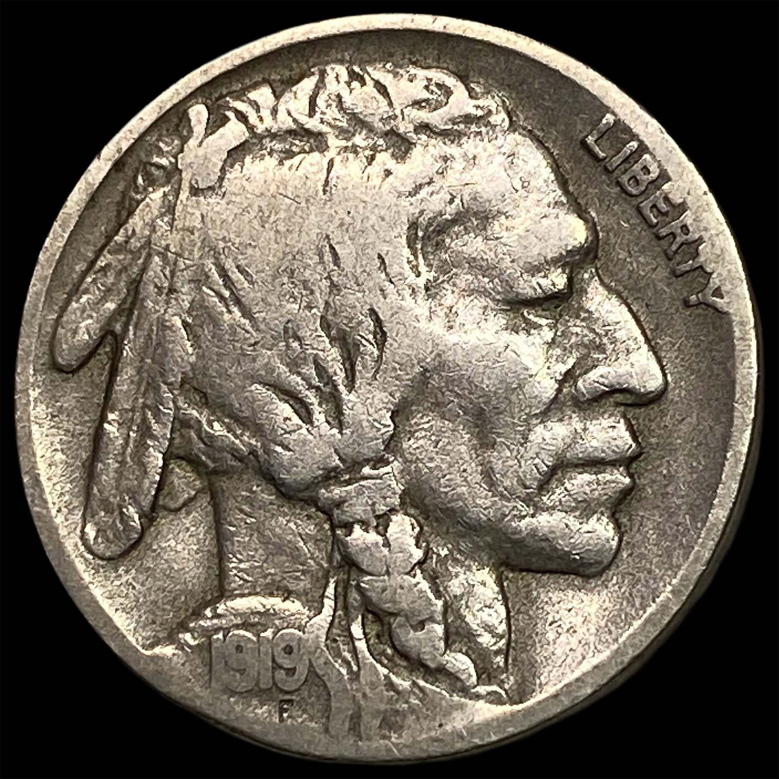 1919-D Buffalo Nickel LIGHTLY CIRCULATED: 1919-D Buffalo Nickel LIGHTLY CIRCULATED