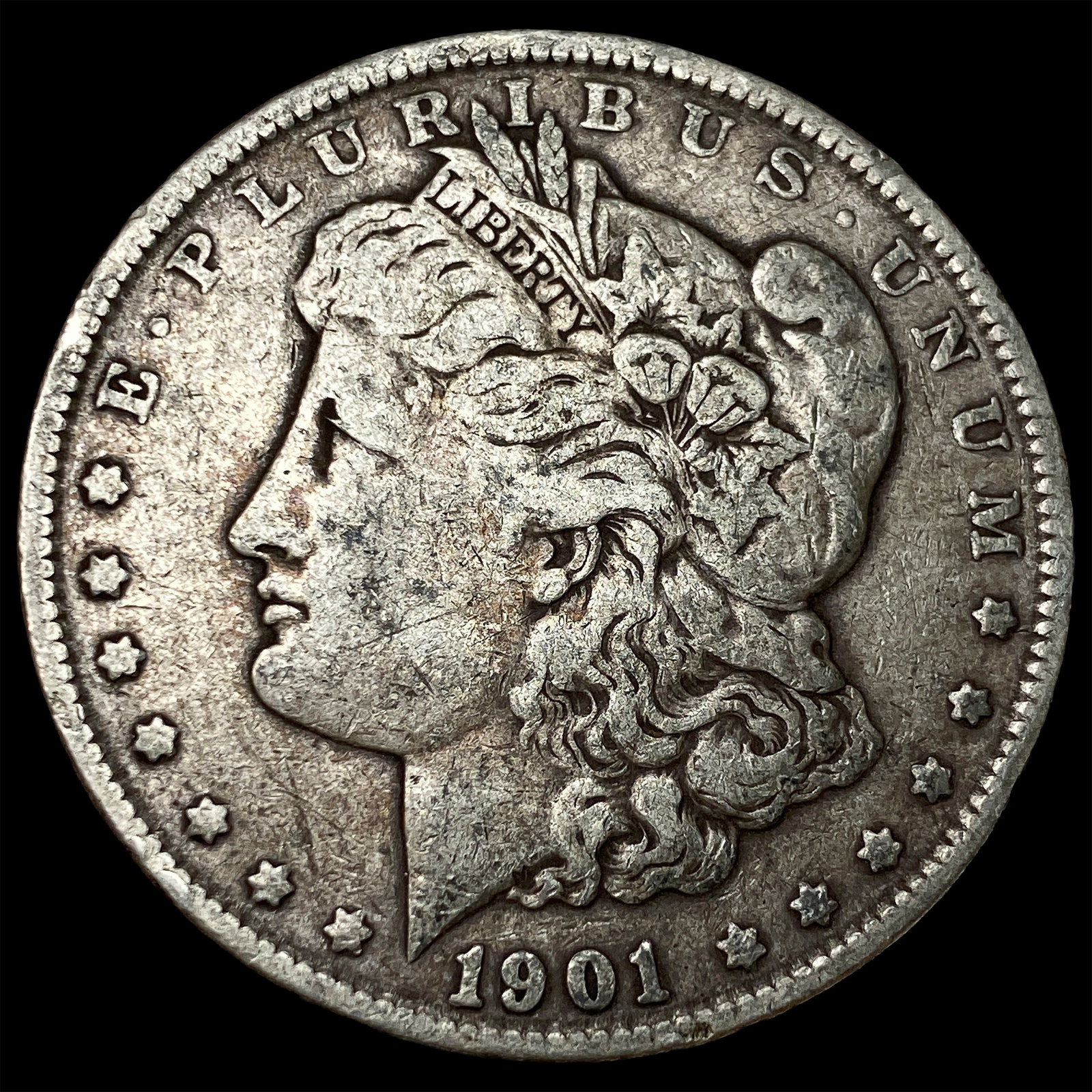 1901 Silver Morgan Dollar LIGHTLY CIRCULATED