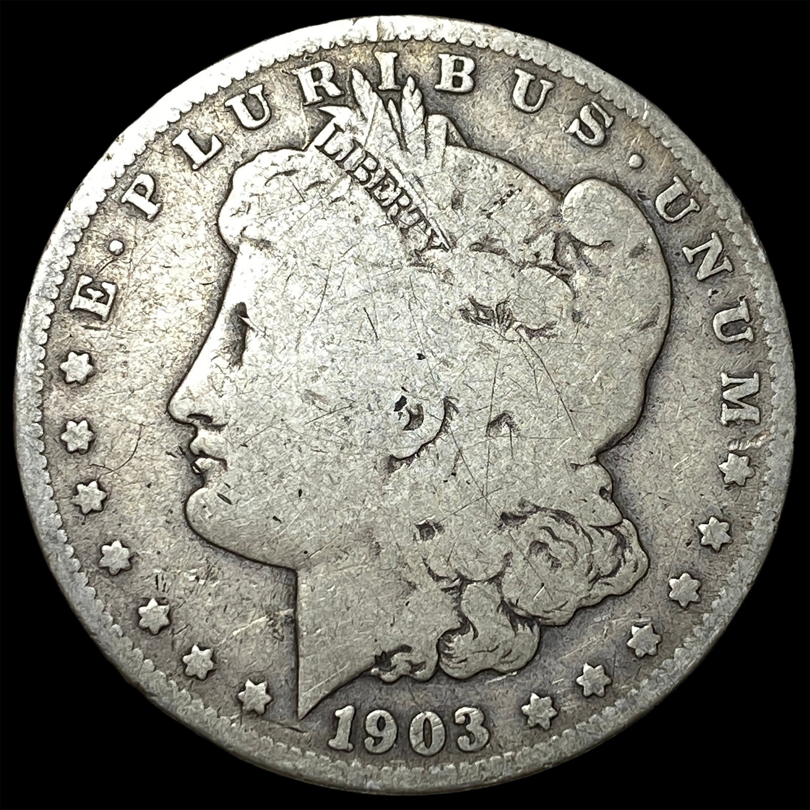 1903-S Silver Morgan Dollar NICELY CIRCULATED: 1903-S Silver Morgan Dollar NICELY CIRCULATED