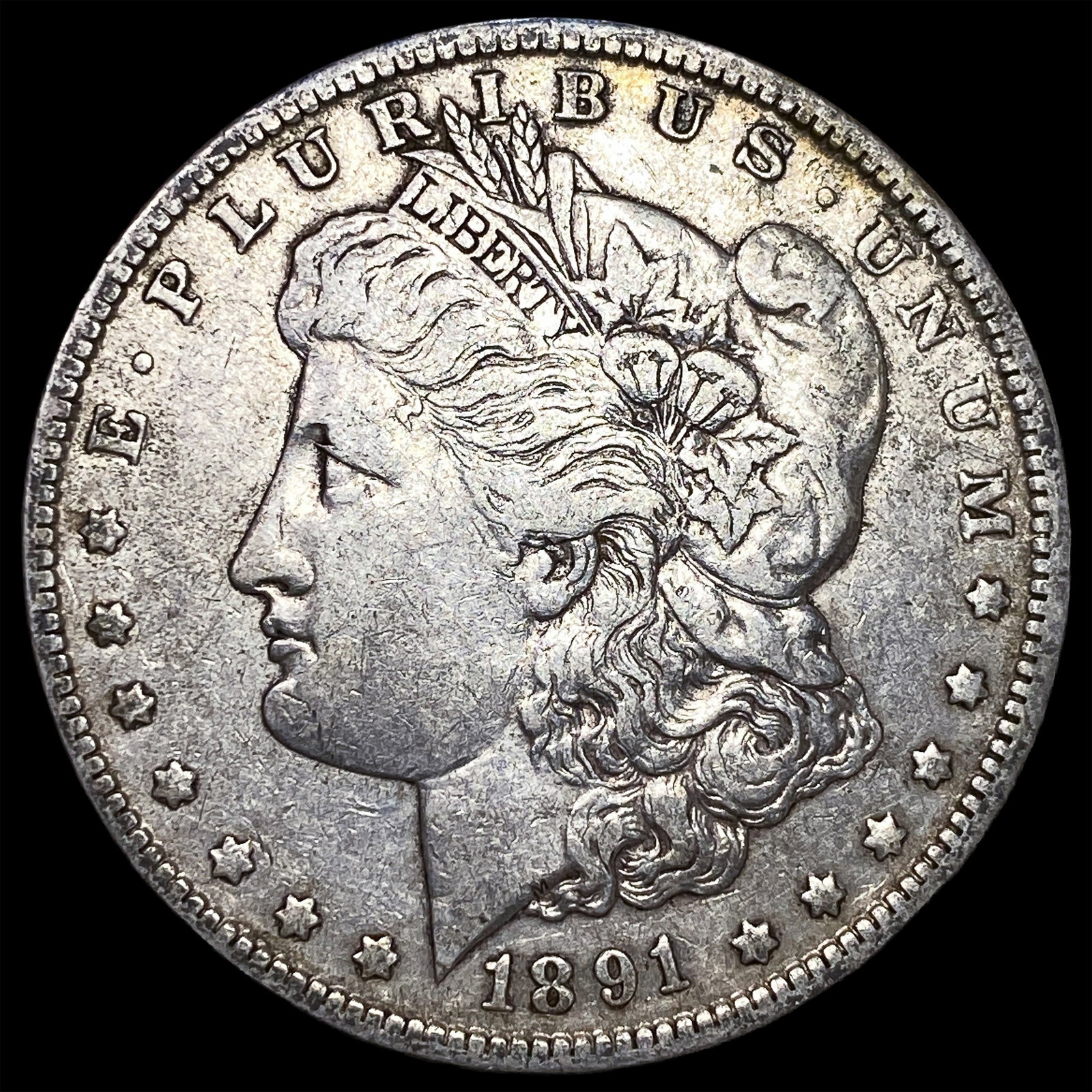 1891-O Silver Morgan Dollar NEARLY UNCIRCULATED: 1891-O Silver Morgan Dollar NEARLY UNCIRCULATED