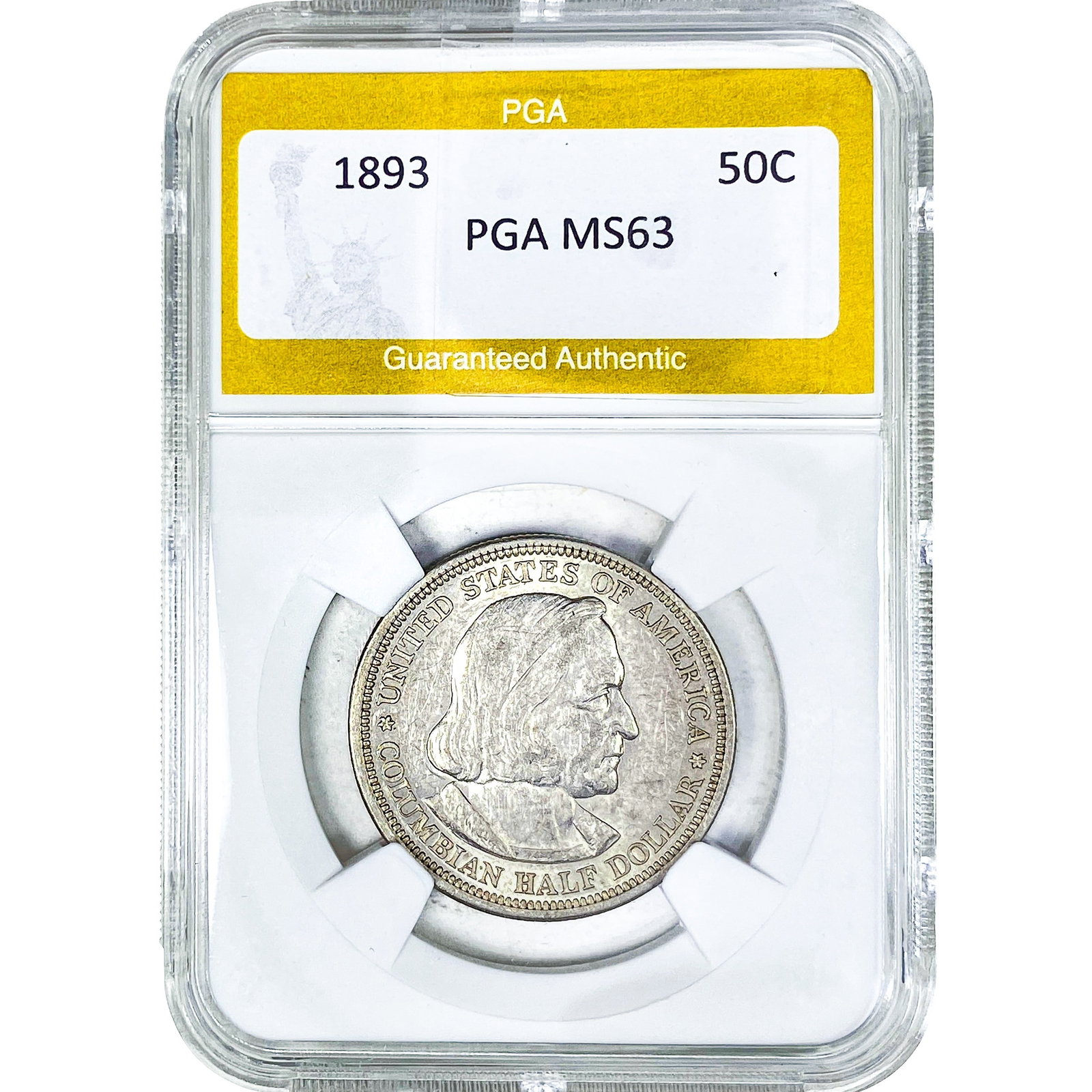 1893 Columbian Expo Half Dollar PGA MS63 (1 of 2)