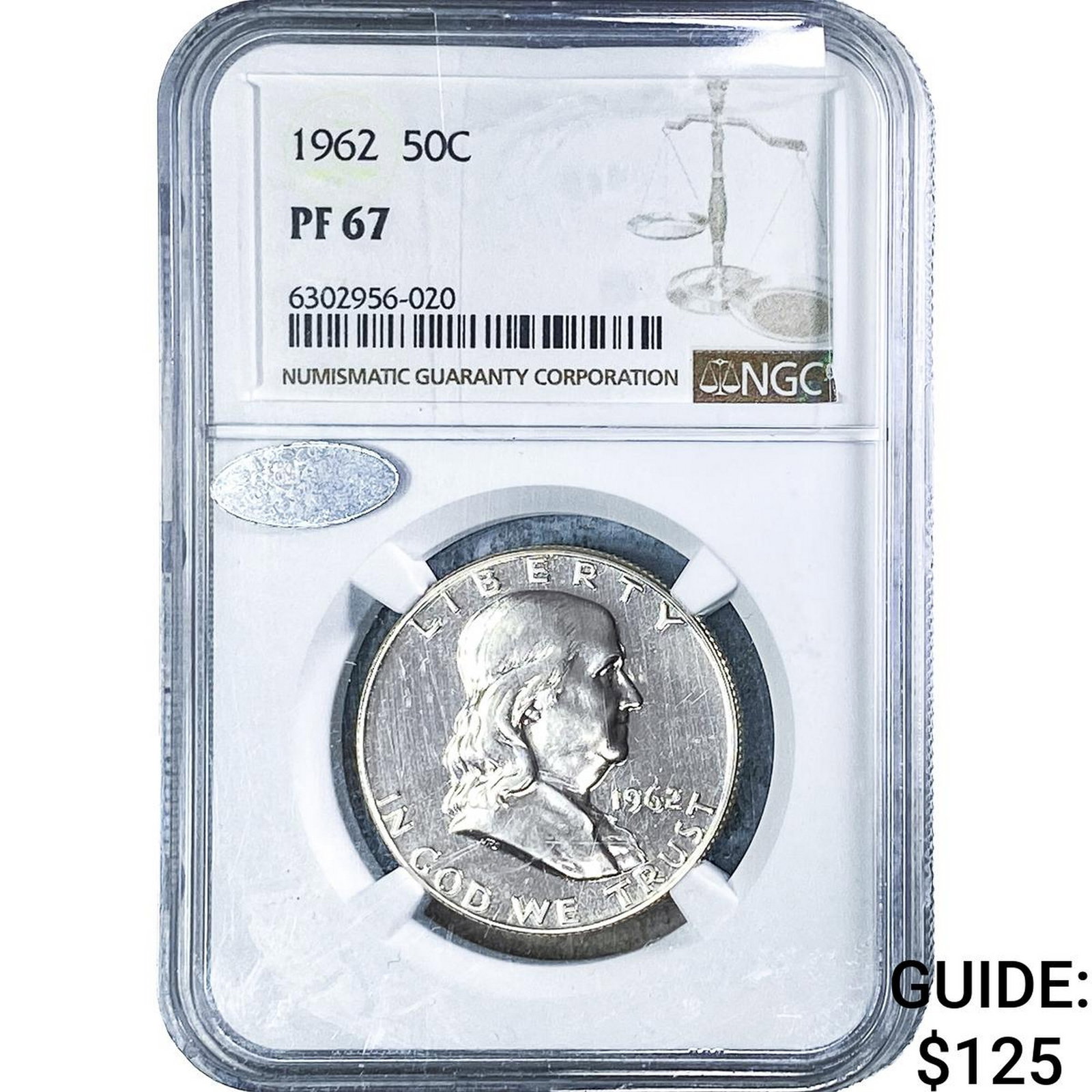 1962 Franklin Half Dollar NGC PF67 (1 of 2)