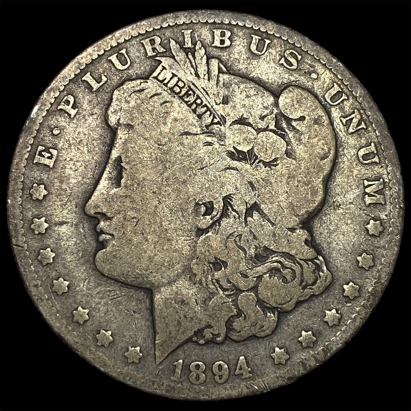 1894-O Silver Morgan Dollar NICELY CIRCULATED: 1894-O Silver Morgan Dollar NICELY CIRCULATED