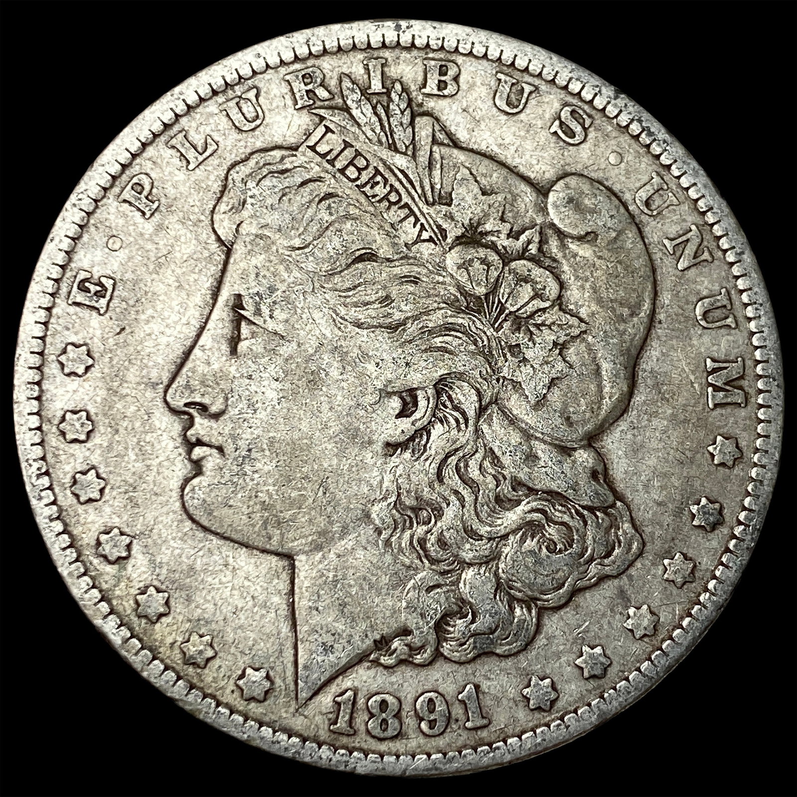 1891-O Silver Morgan Dollar LIGHTLY CIRCULATED: 1891-O Silver Morgan Dollar LIGHTLY CIRCULATED