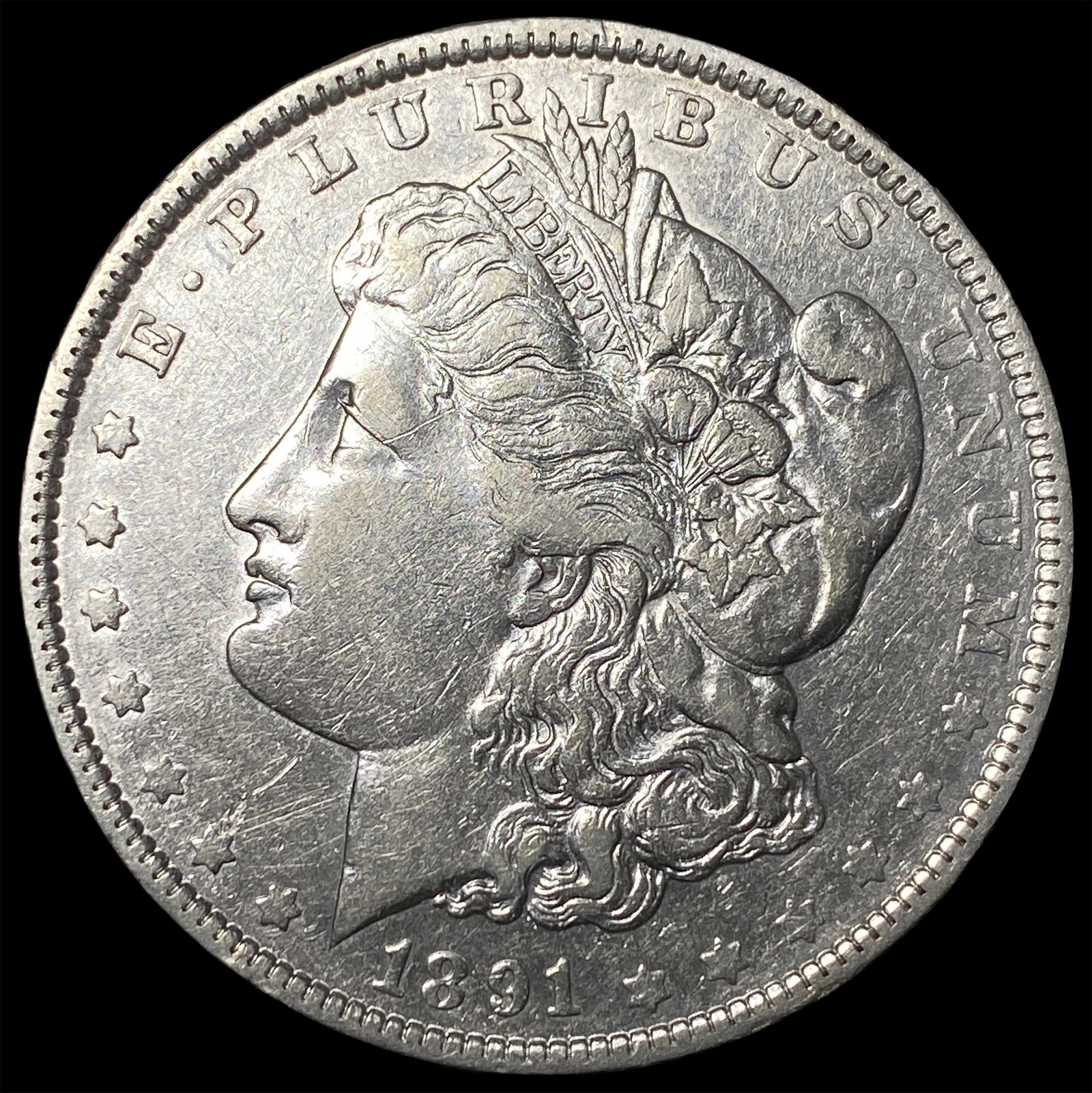1891-O Silver Morgan Dollar CLOSELY UNCIRCULATED: 1891-O Silver Morgan Dollar CLOSELY UNCIRCULATED