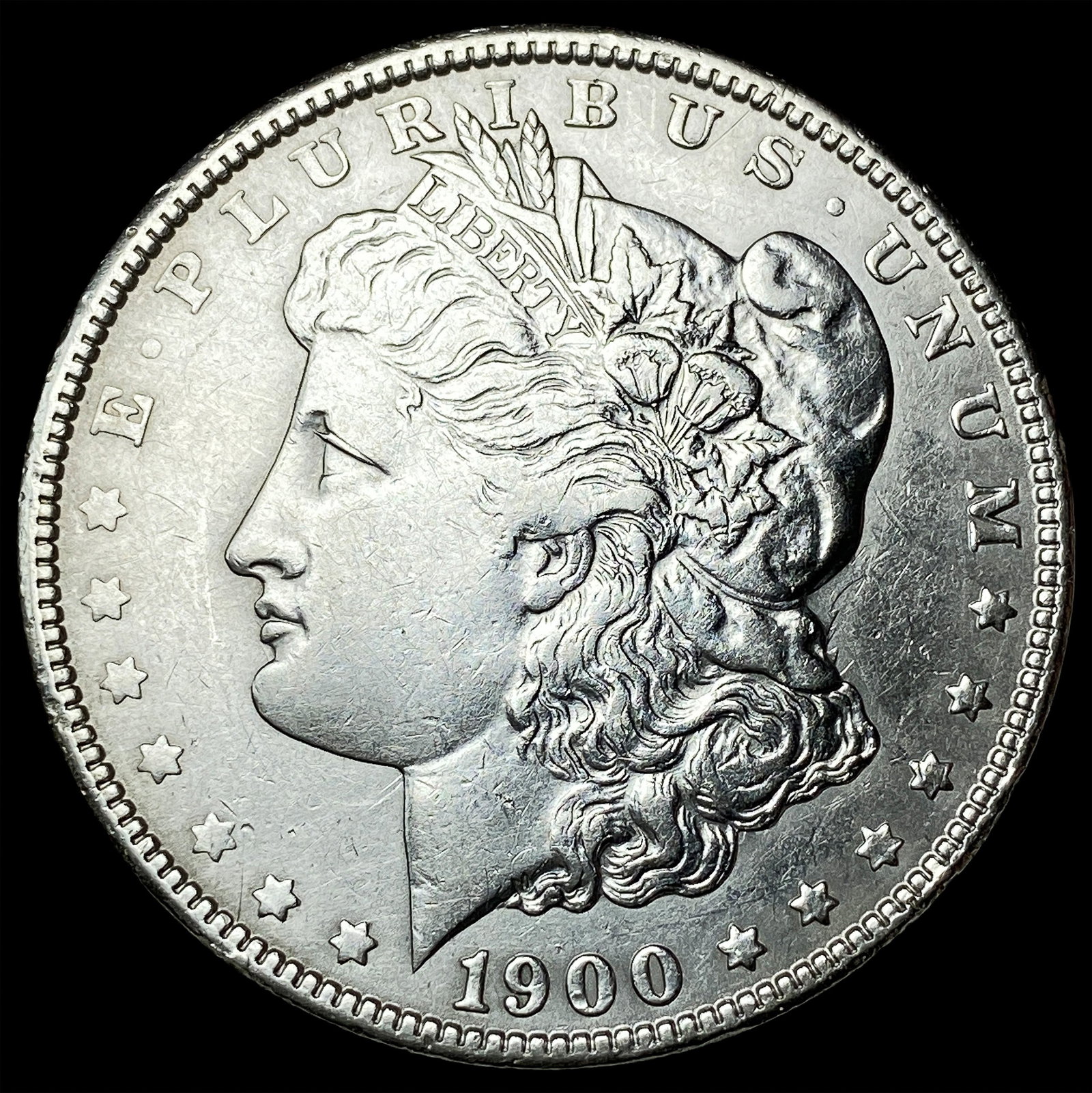 1900 Morgan Silver Dollar NEARLY UNCIRCULATED