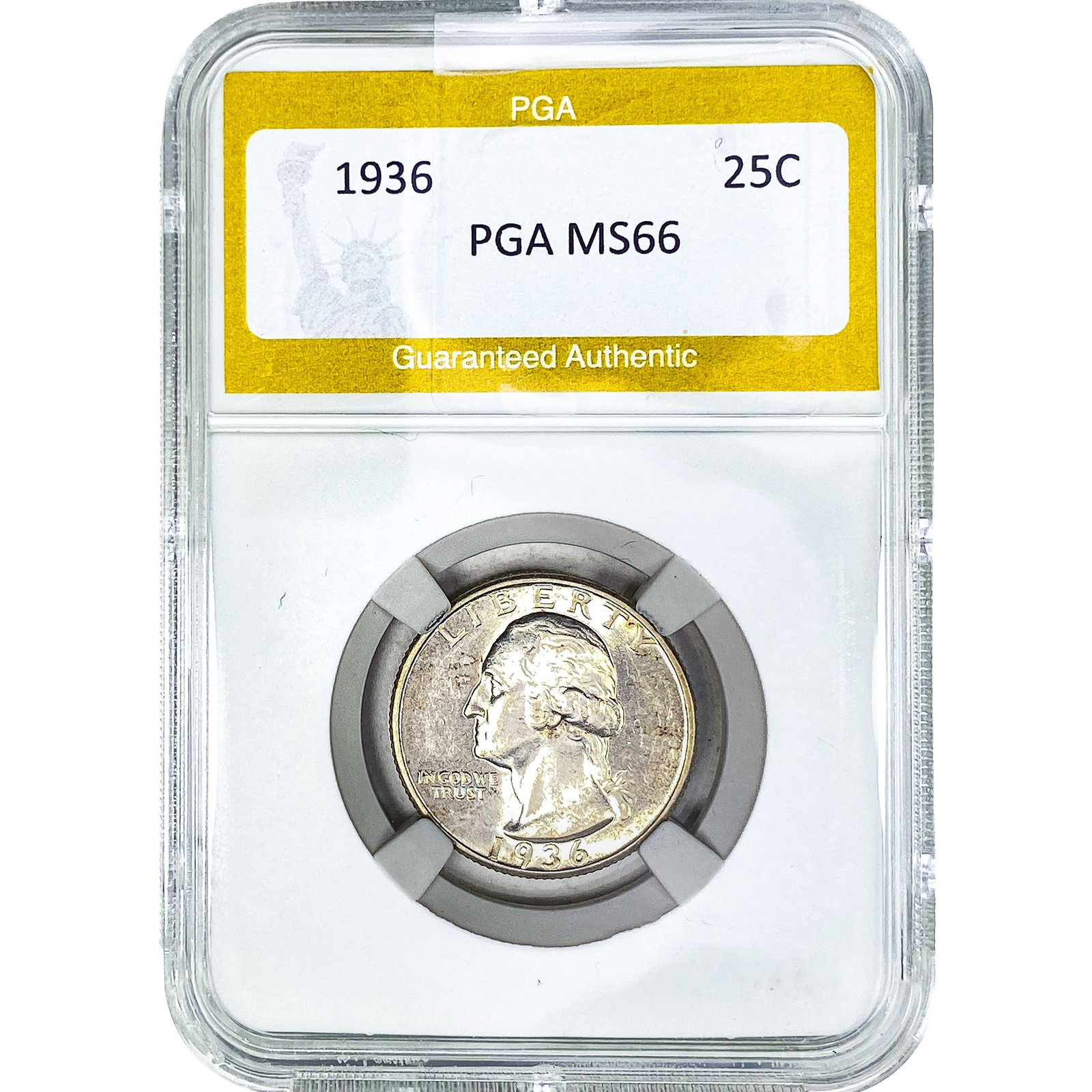 1936 Washington Silver Quarter PGA MS66: 1936 Washington Silver Quarter PGA MS66