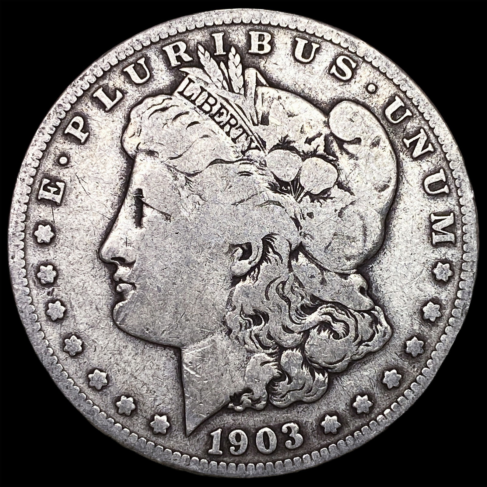 1903-S Silver Morgan Dollar LIGHTLY CIRCULATED: 1903-S Silver Morgan Dollar LIGHTLY CIRCULATED