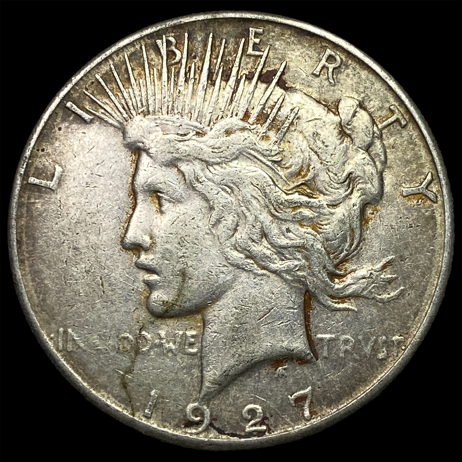 1927-S Silver Peace Dollar NEARLY UNCIRCULATED