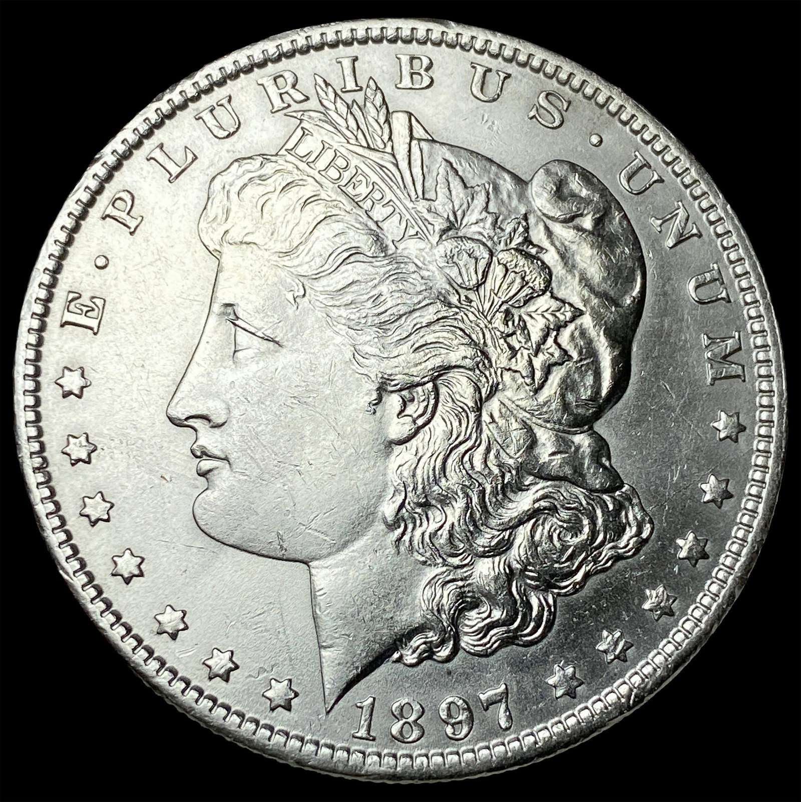 1897-O Morgan Silver Dollar CLOSELY UNCIRCULATED: 1897-O Morgan Silver Dollar CLOSELY UNCIRCULATED