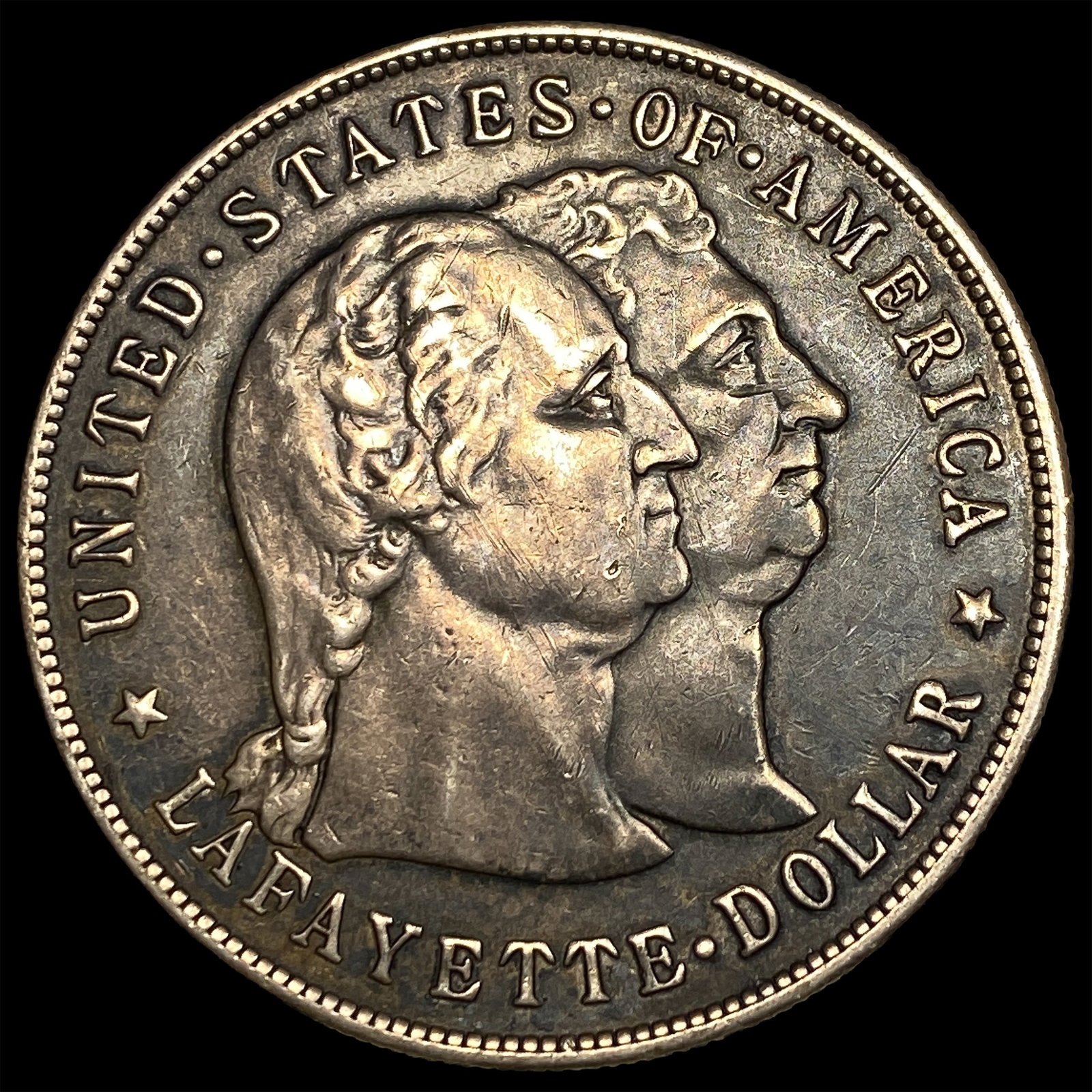 1900 Silver Lafayette Dollar NEARLY UNCIRCULATED (1 of 2)