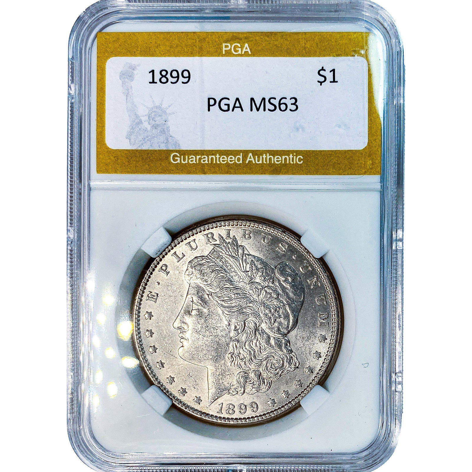 1899 Morgan Silver Dollar PGA MS63 (1 of 2)