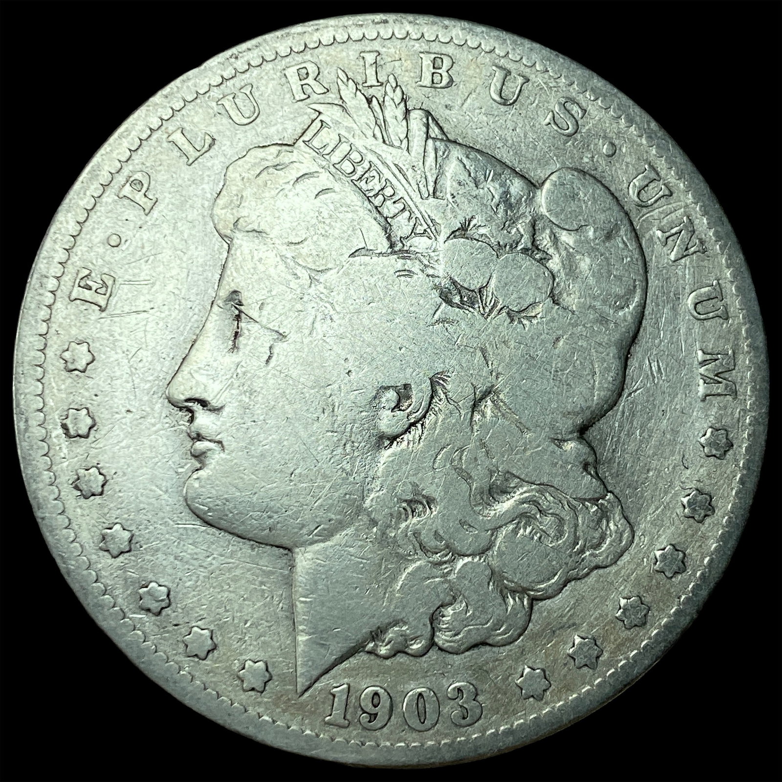 1903-S Silver Morgan Dollar NICELY CIRCULATED: 1903-S Silver Morgan Dollar NICELY CIRCULATED