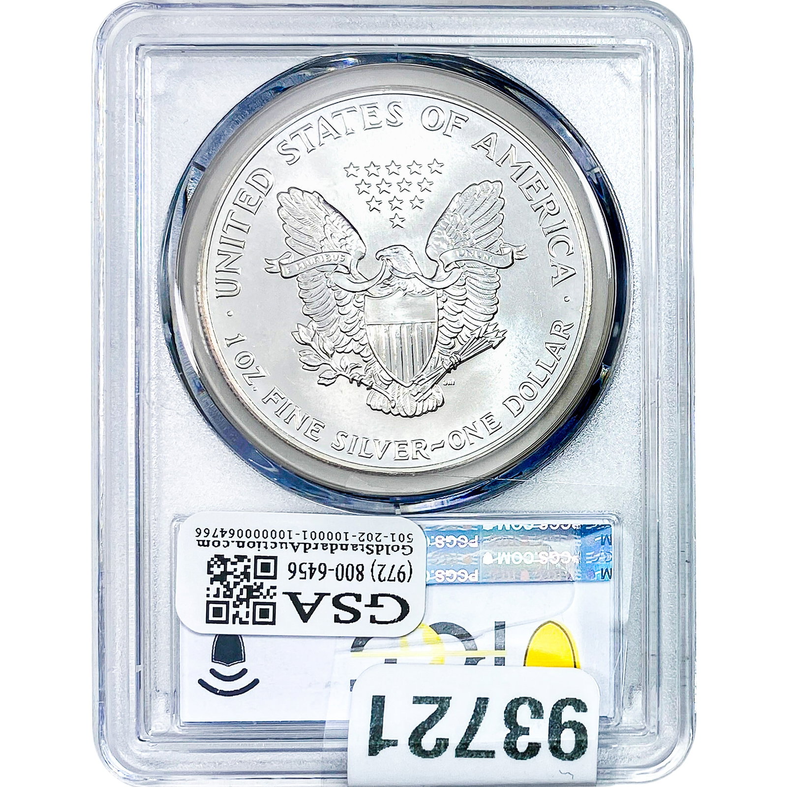 1990 Silver Eagle PCGS MS66 - 2