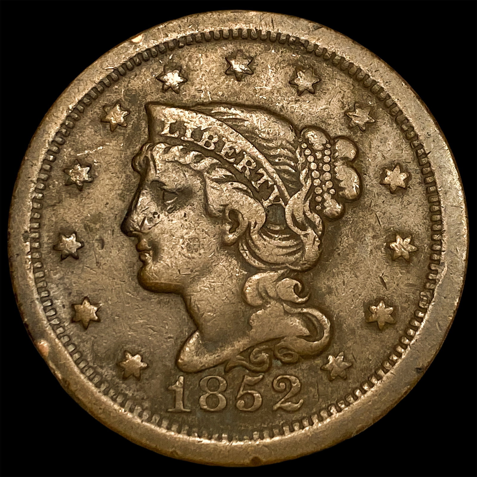 1857 Copper-Nickel Flying Eagle Cent CLOSELY UNCIRCULATED: 1857 Copper-Nickel Flying Eagle Cent CLOSELY UNCIRCULATED