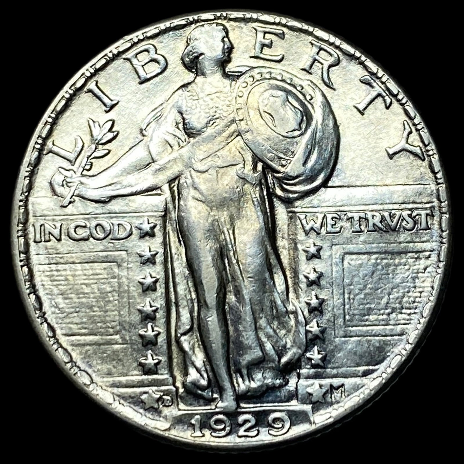 1929-D Silver Standing Liberty Quarter CHOICE BU: 1929-D Silver Standing Liberty Quarter CHOICE BU