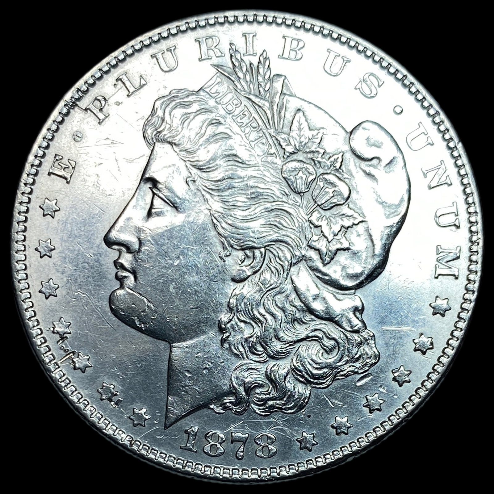 1878 Silver Morgan Dollar UNCIRCULATED: 1878 Silver Morgan Dollar UNCIRCULATED