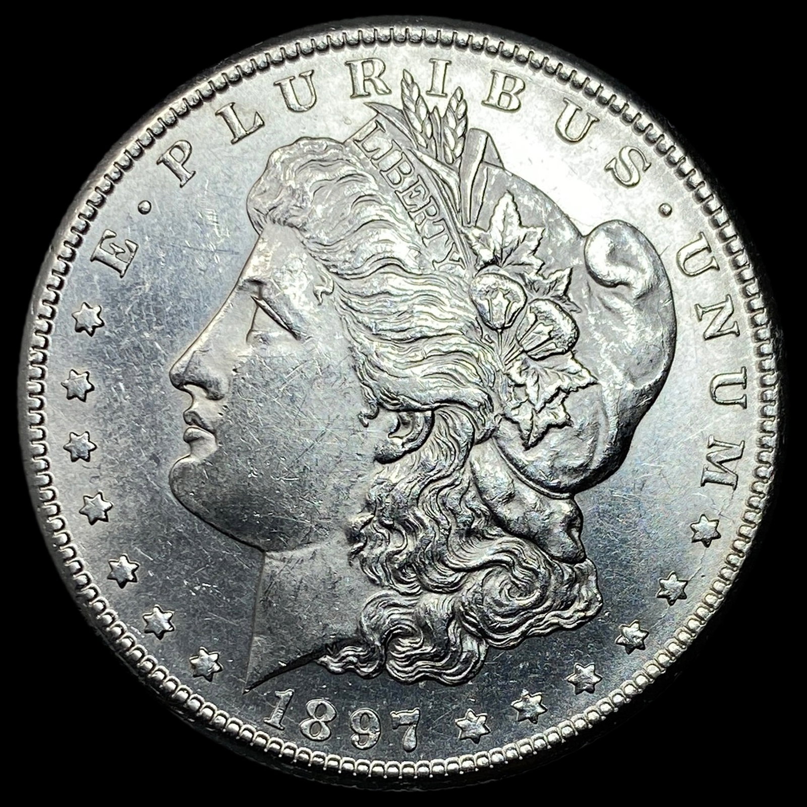 1897-S Silver Morgan Dollar UNCIRCULATED: 1897-S Silver Morgan Dollar UNCIRCULATED