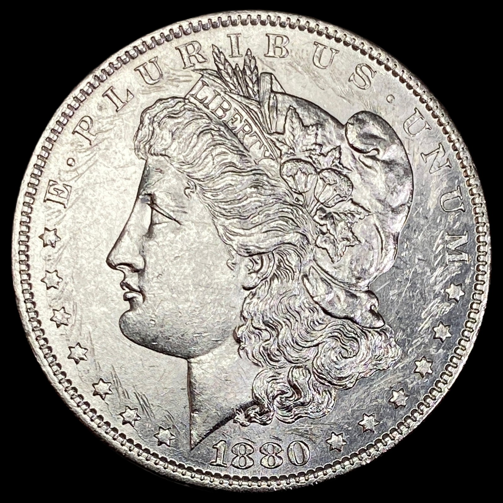 1880-O Micro O Morgan Silver Dollar UNCIRCULATED (1 of 2)