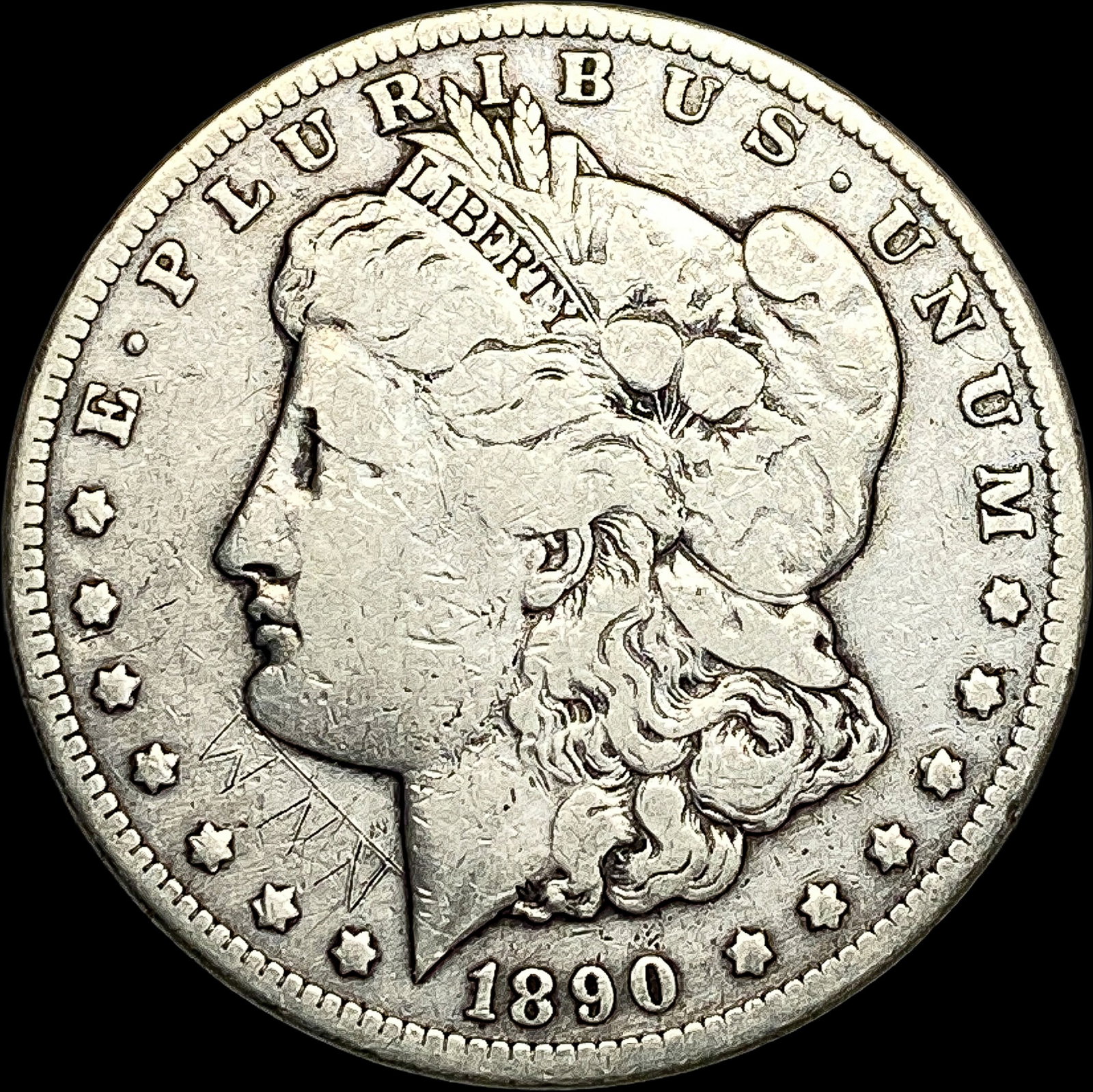 1890-CC Silver Morgan Dollar HIGH GRADE: 1890-CC Silver Morgan Dollar HIGH GRADE