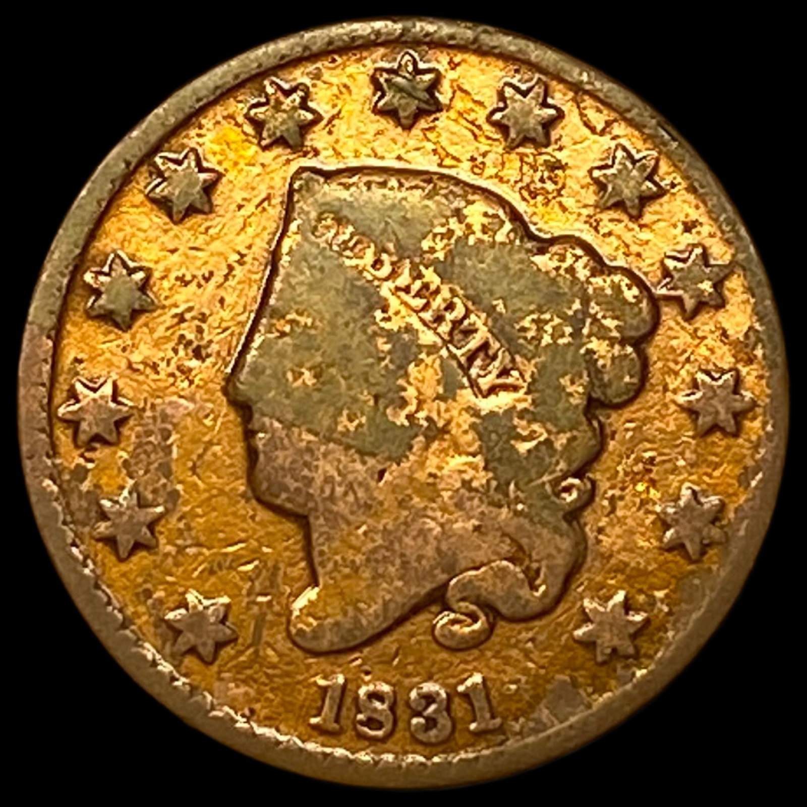 1831 Coronet Head Large Cent HIGH GRADE: 1831 Coronet Head Large Cent HIGH GRADE