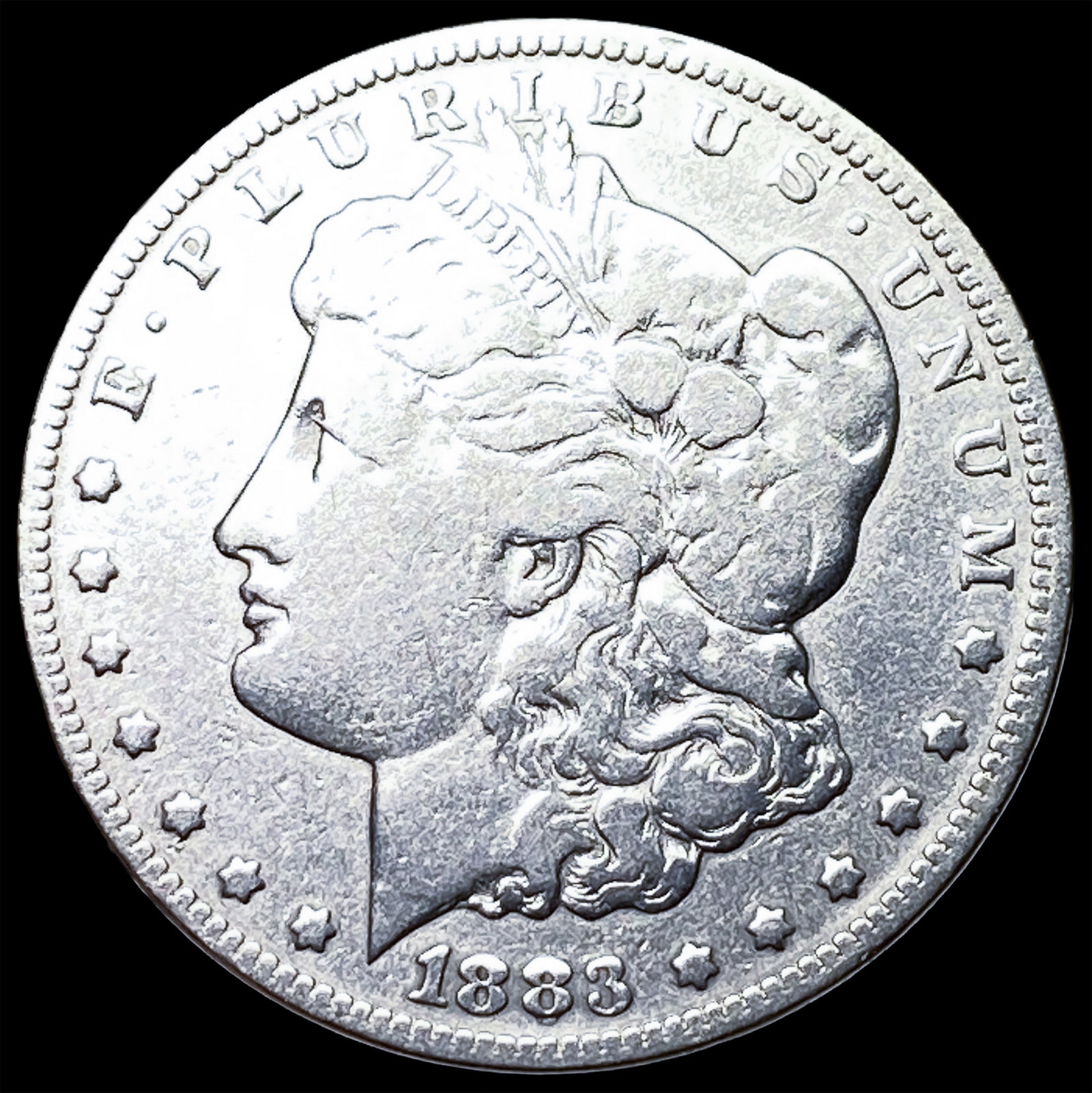1883-CC Silver Morgan Dollar HIGH GRADE (1 of 2)