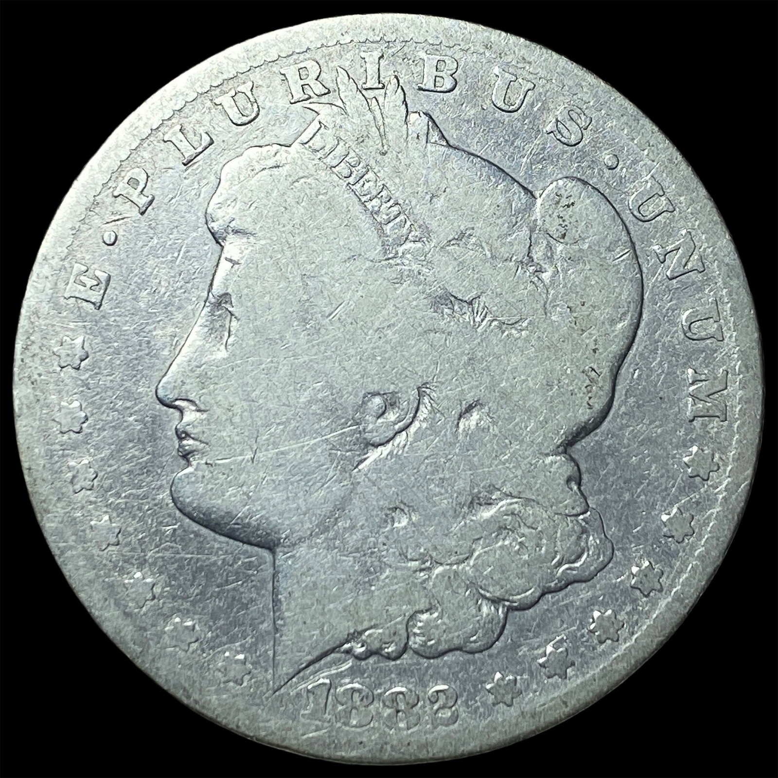 1883-S Morgan Silver Dollar CLOSELY UNCIRCULATED: 1883-S Morgan Silver Dollar CLOSELY UNCIRCULATED