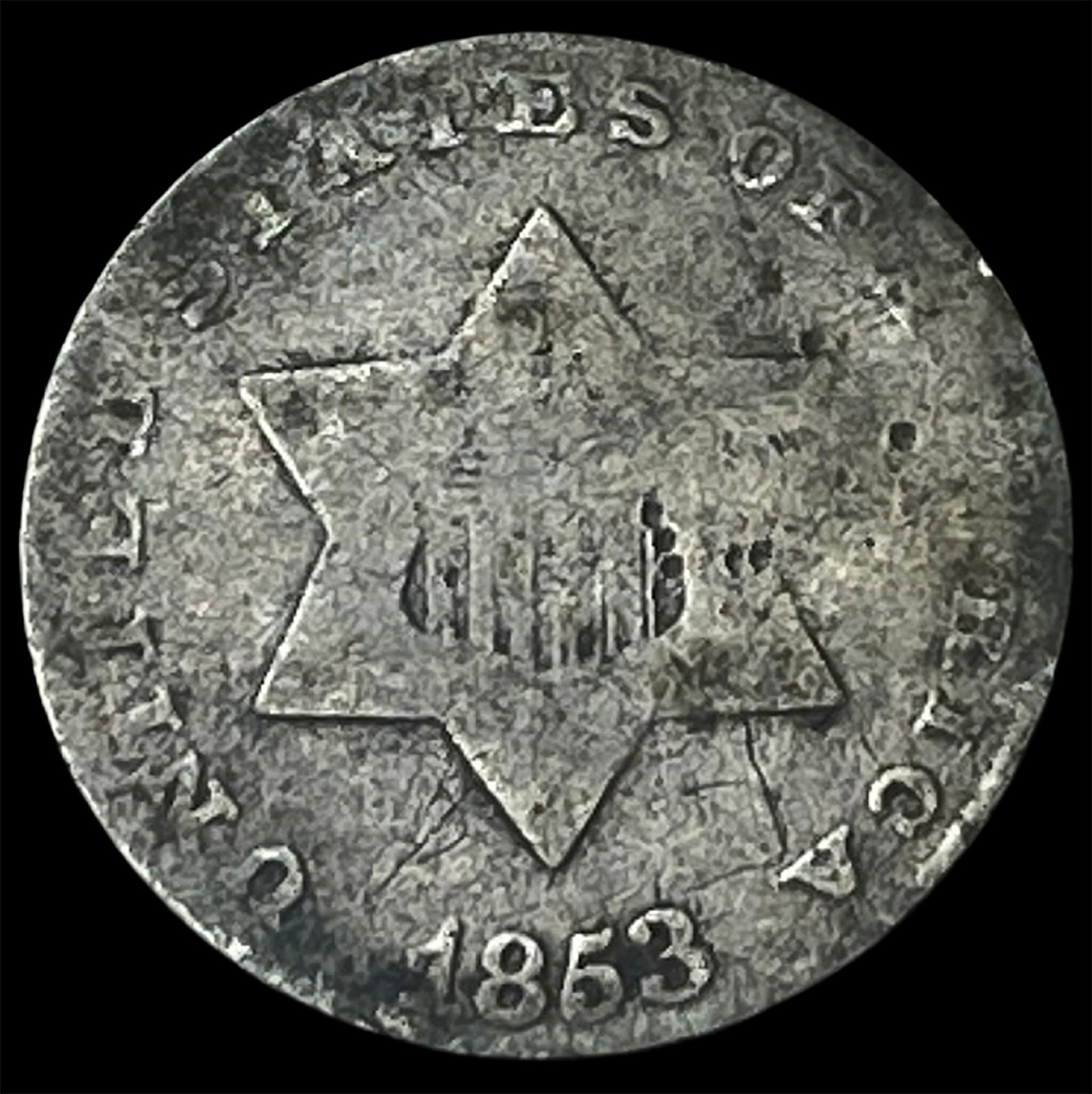 1883 Silver Hawaii 1/2 Dollar ABOUT UNCIRCULATED (1 of 2)