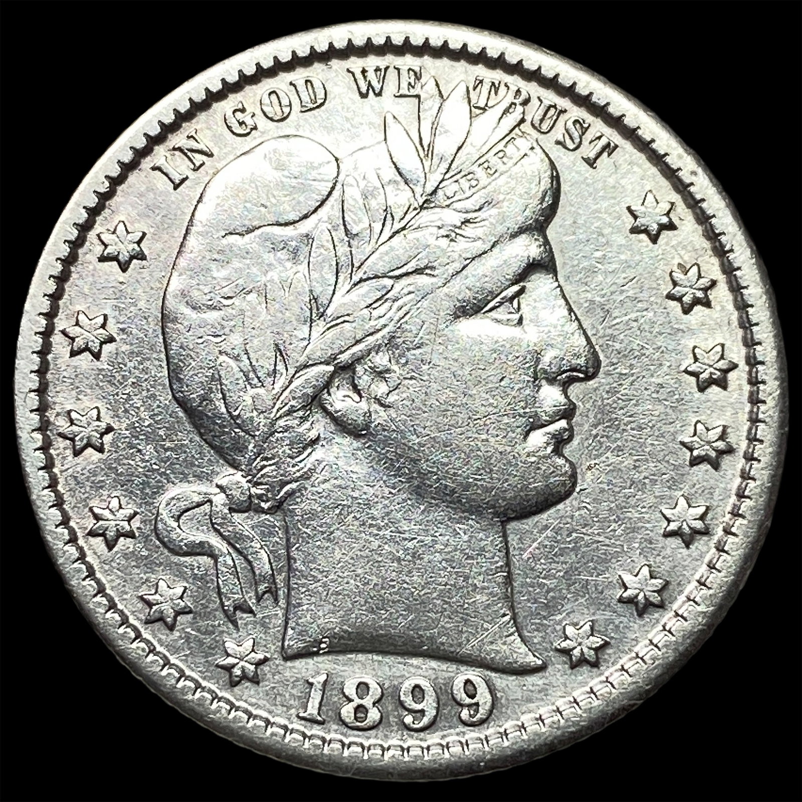 1899 Barber Quarter CHOICE AU (1 of 2)