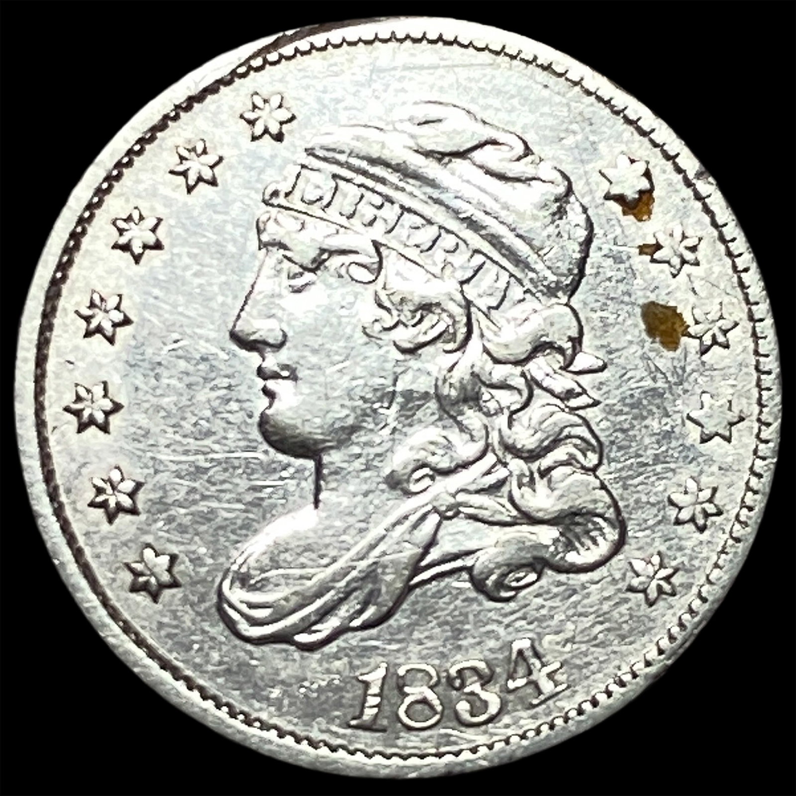 1834 Capped Bust Half Dime UNCIRCULATED (1 of 2)
