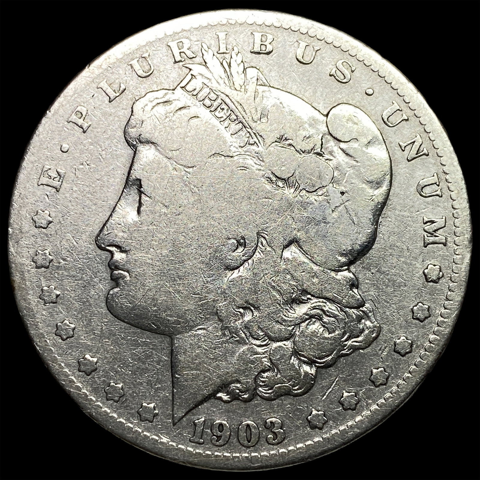 1903-S Silver Morgan Dollar NICELY CIRCULATED: 1903-S Silver Morgan Dollar NICELY CIRCULATED