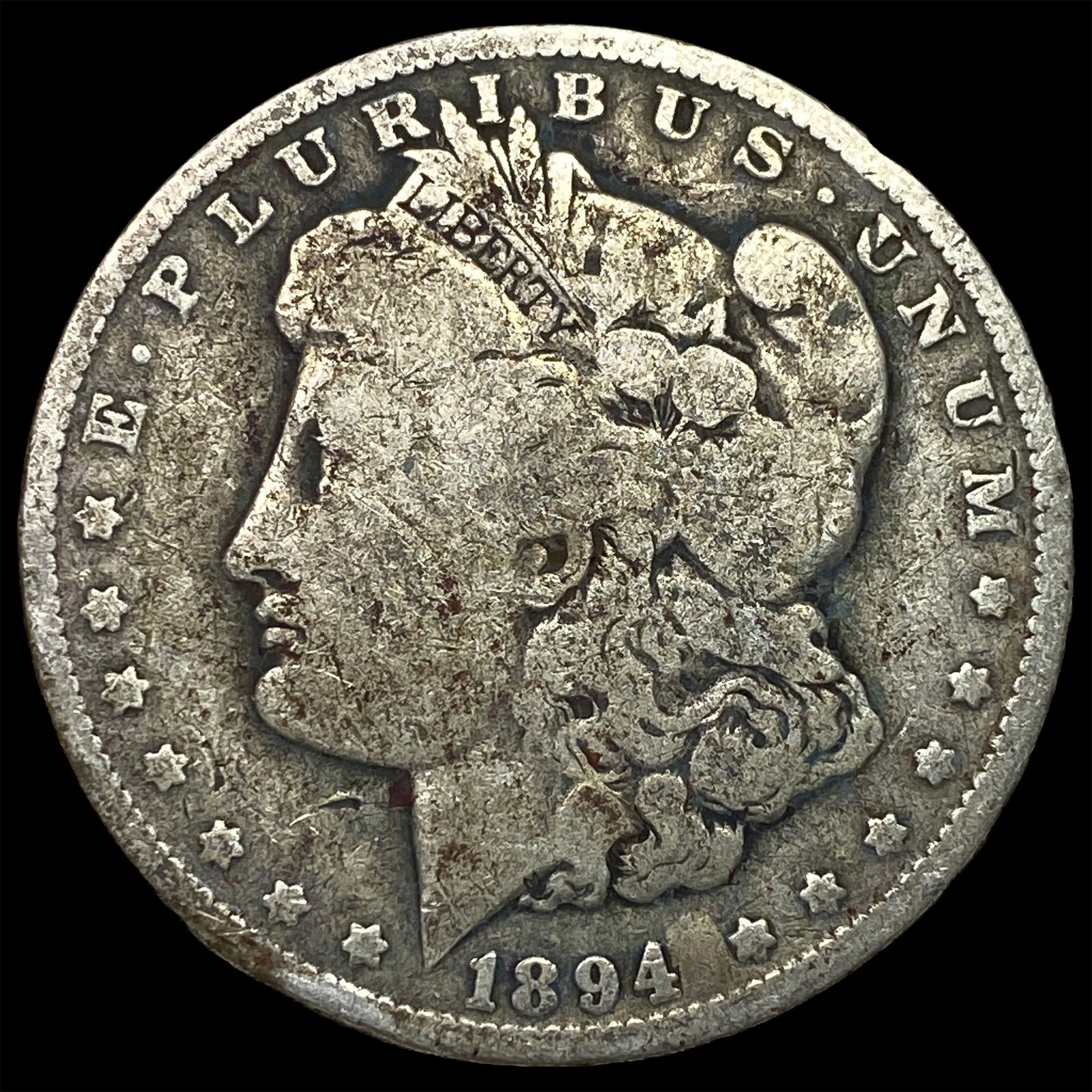 1894-O Silver Morgan Dollar NICELY CIRCULATED: 1894-O Silver Morgan Dollar NICELY CIRCULATED