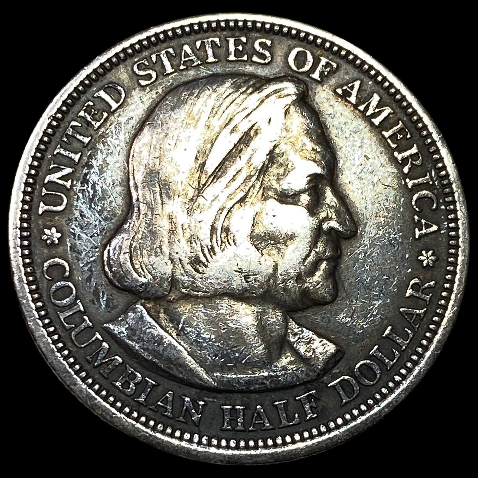 1893 Silver Columbian Half Dollar NEARLY UNCIRCULATED: 1893 Silver Columbian Half Dollar NEARLY UNCIRCULATED