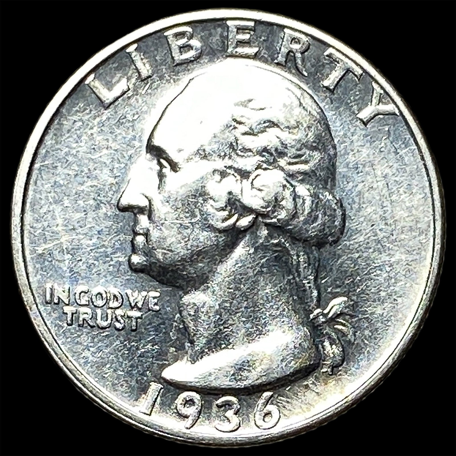 1936-S Silver Washington Quarter UNCIRCULATED: 1936-S Silver Washington Quarter UNCIRCULATED