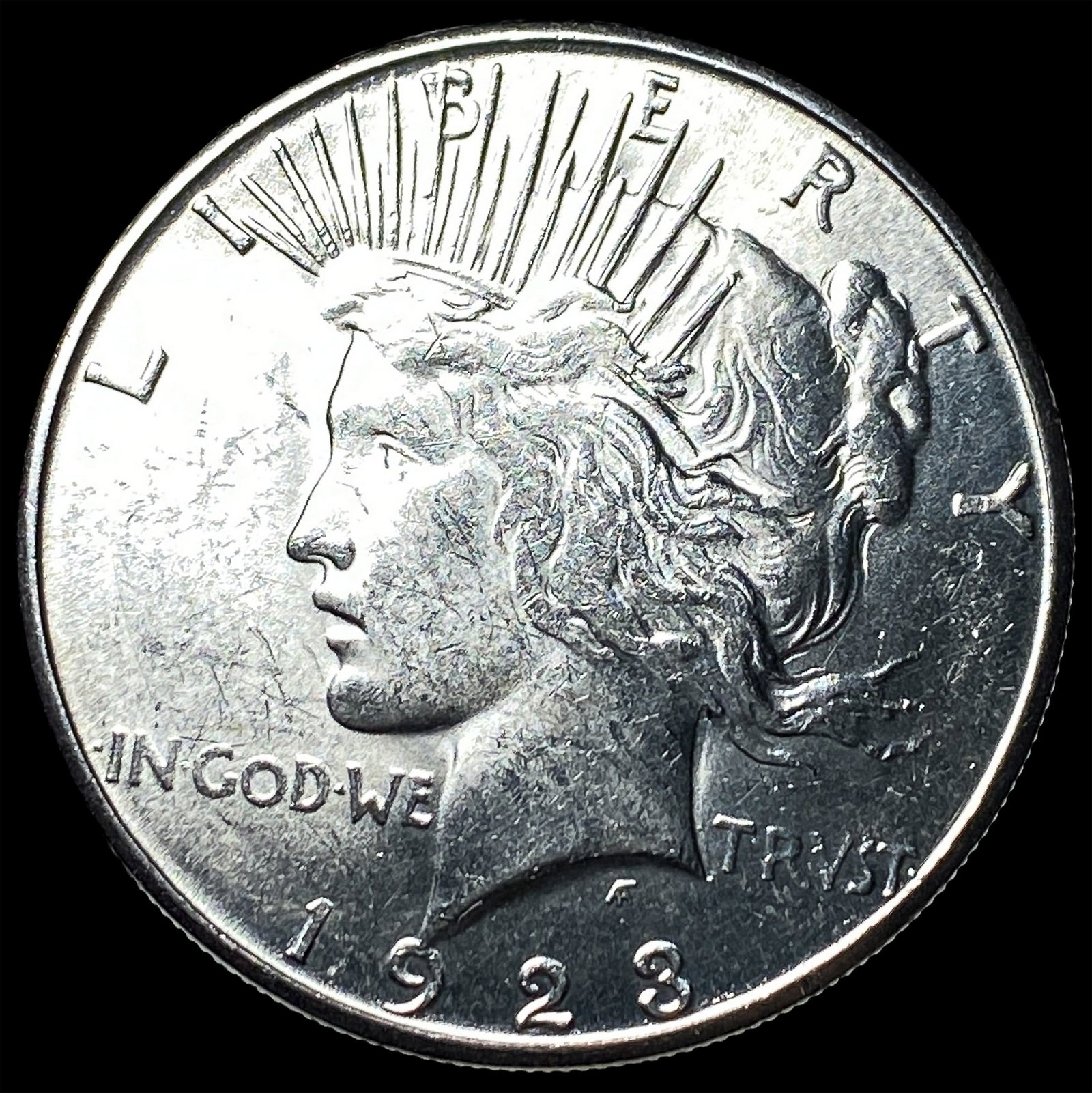 1923-S Silver Peace Dollar UNCIRCULATED: 1923-S Silver Peace Dollar UNCIRCULATED