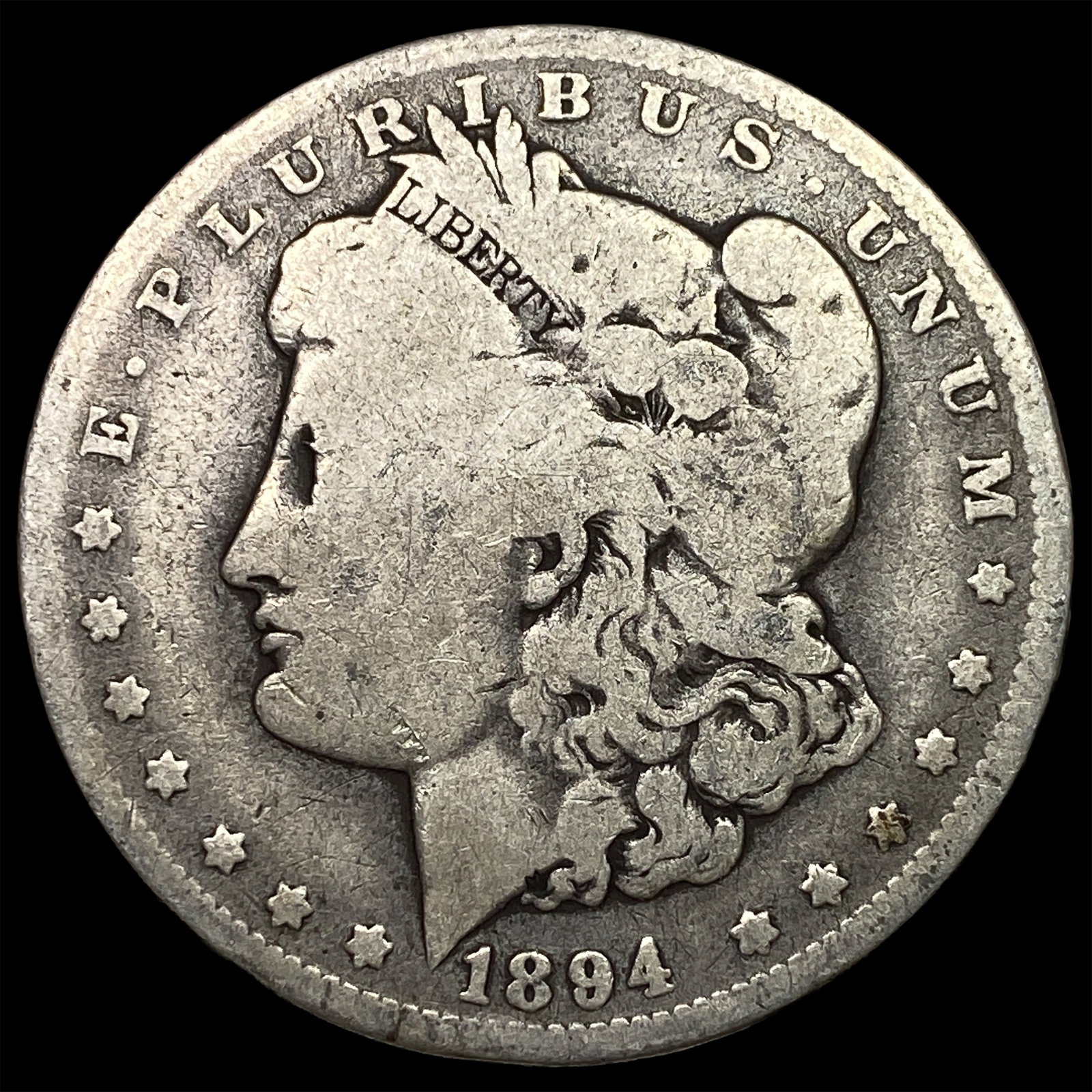1894-O Silver Morgan Dollar NICELY CIRCULATED: 1894-O Silver Morgan Dollar NICELY CIRCULATED