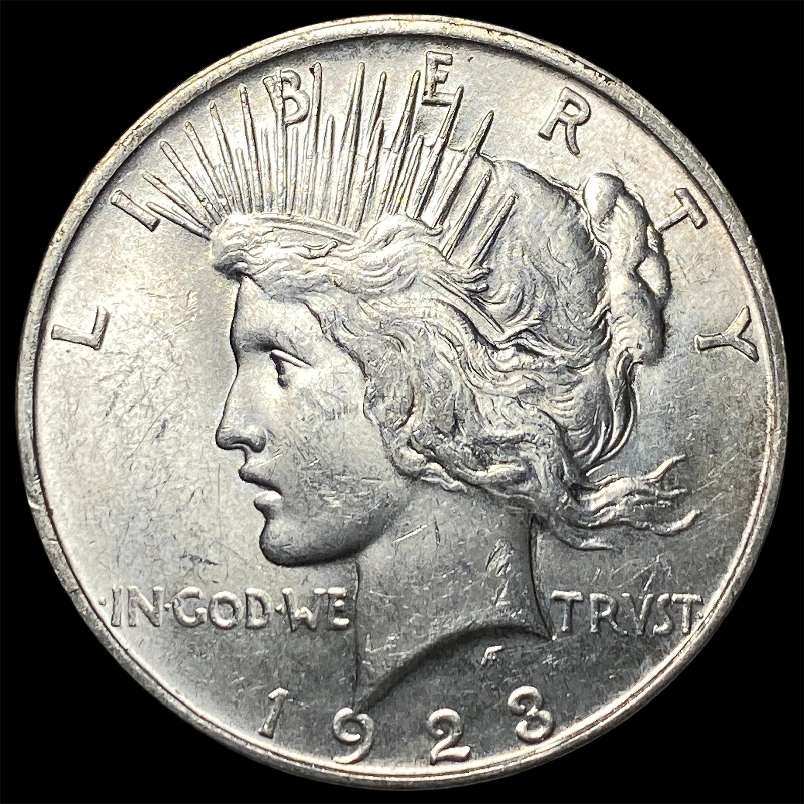 1923-D Silver Peace Dollar UNCIRCULATED: 1923-D Silver Peace Dollar UNCIRCULATED