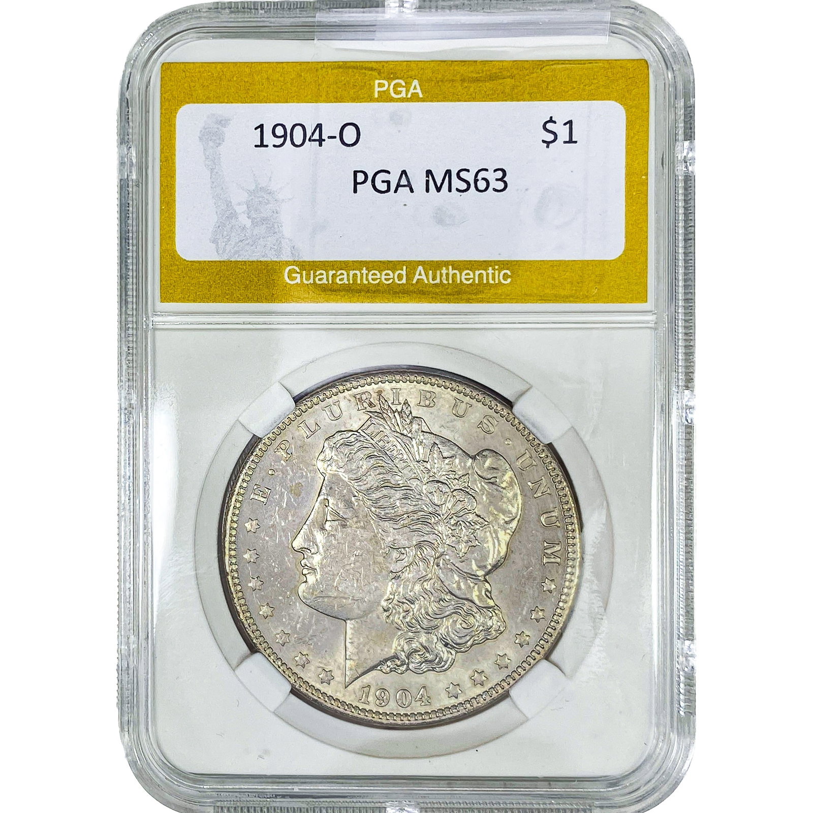1904-O Morgan Silver Dollar PGA MS63 (1 of 2)