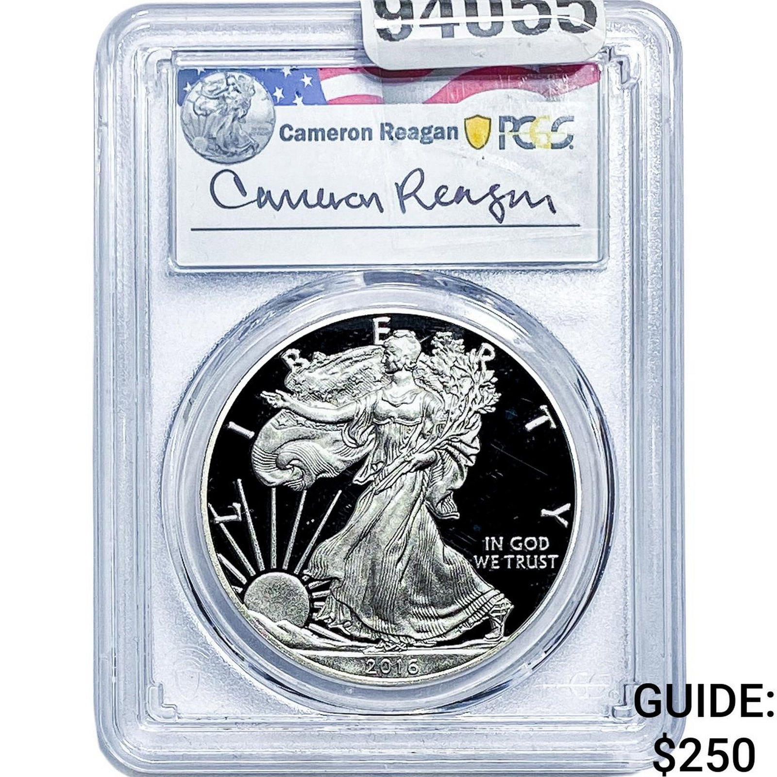 2016-W Silver Eagle PCGS PR69 DCAM 30th Anniv.: 2016-W Silver Eagle PCGS PR69 DCAM 30th Anniv.