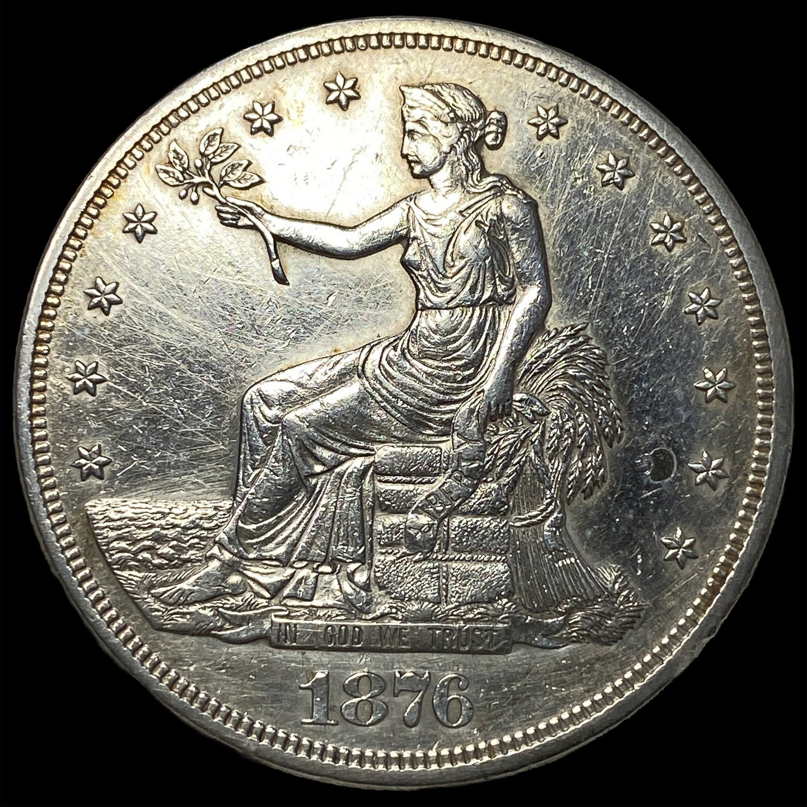 1876-S Silver Trade Dollar UNCIRCULATED: 1876-S Silver Trade Dollar UNCIRCULATED