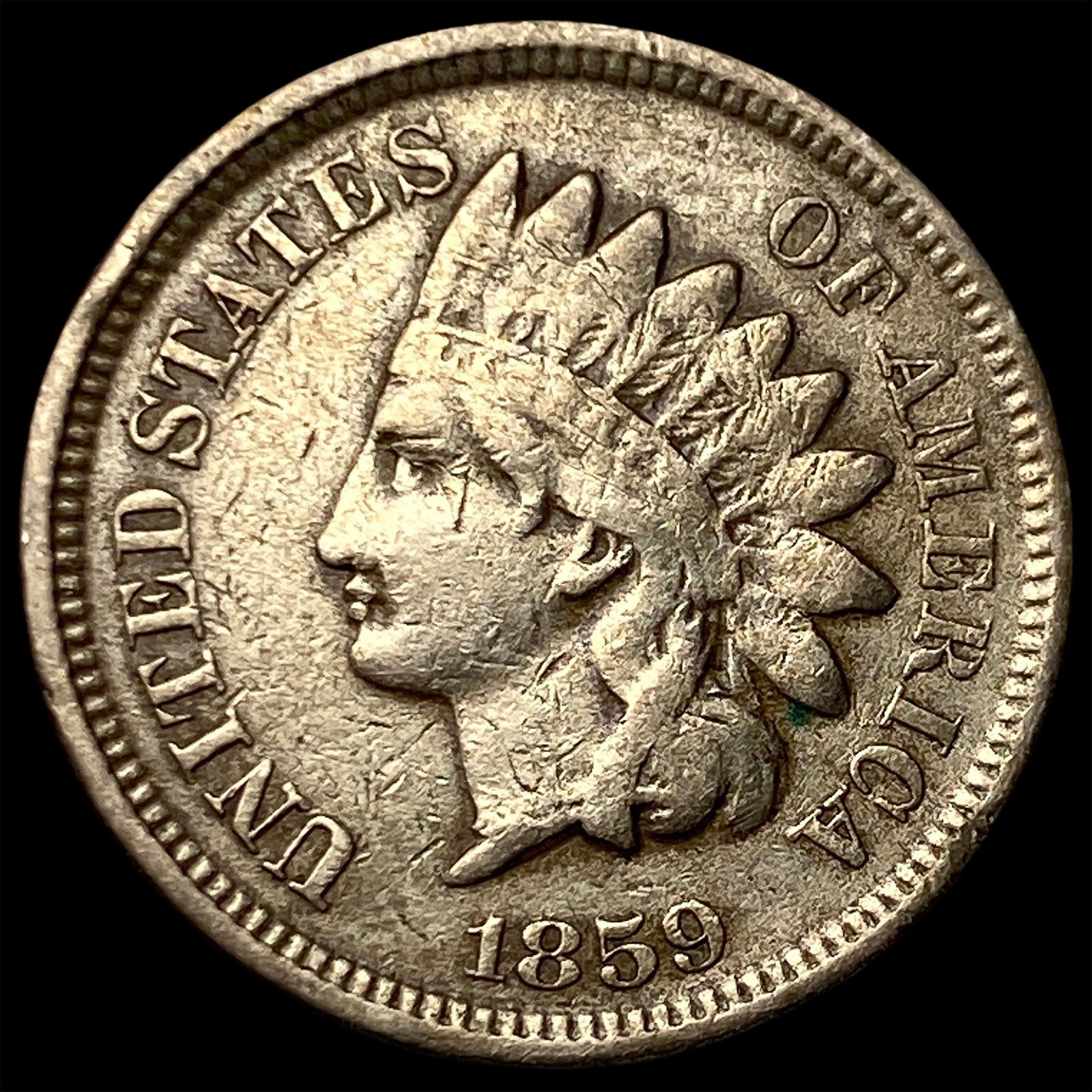 1859 Indian Head Cent LIGHTLY CIRCULATED: 1859 Indian Head Cent LIGHTLY CIRCULATED