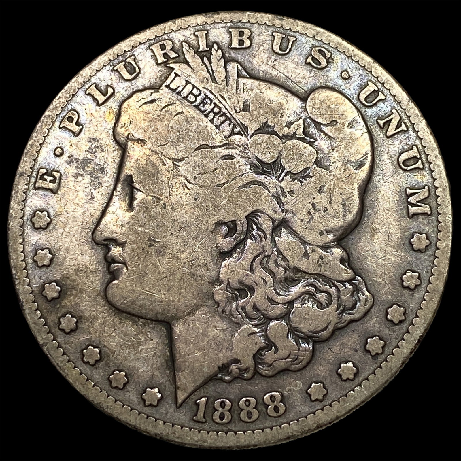 1888-S Morgan Silver Dollar LIGHTLY CIRCULATED: 1888-S Morgan Silver Dollar LIGHTLY CIRCULATED