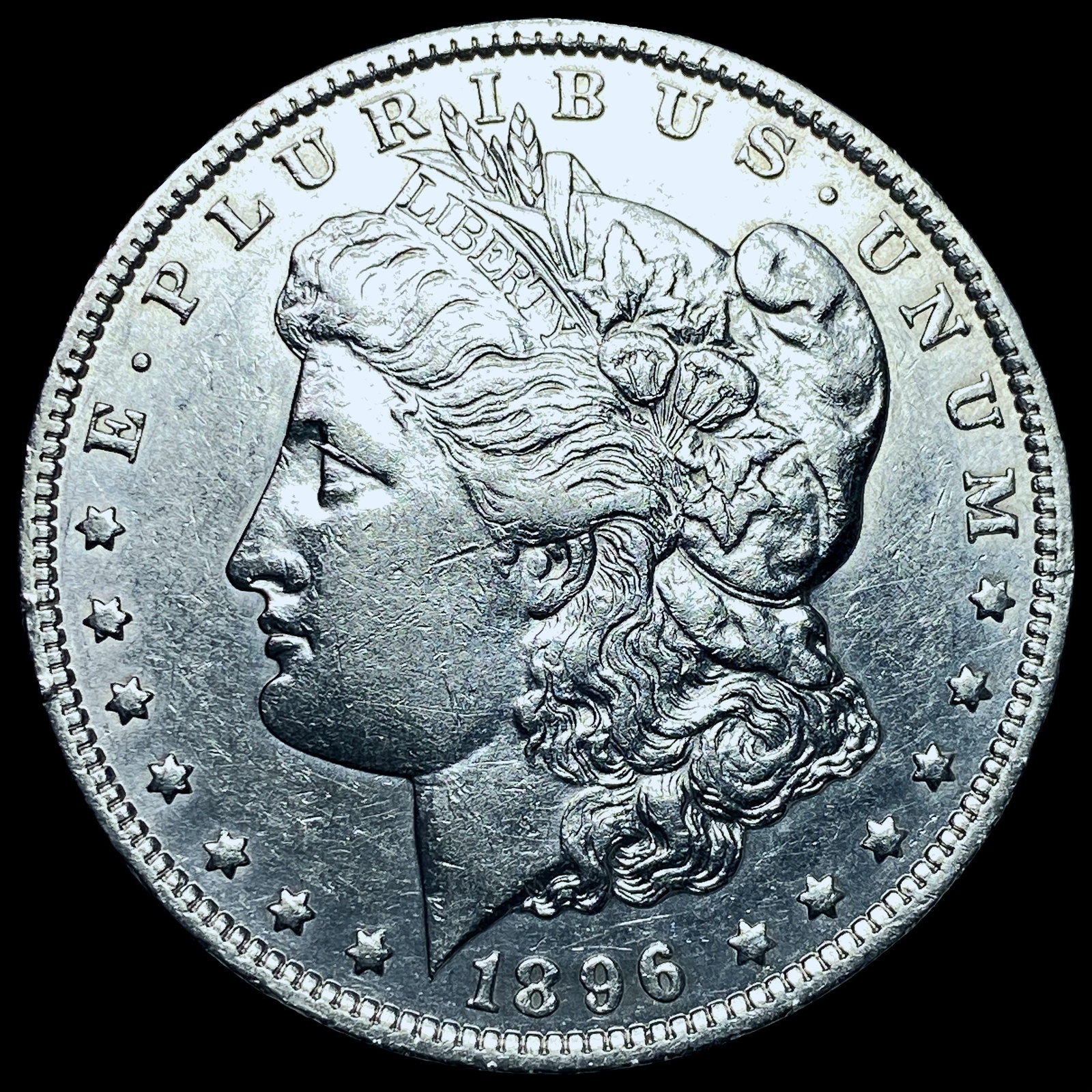 1896 Silver Morgan Dollar CHOICE AU: 1896 Silver Morgan Dollar CHOICE AU