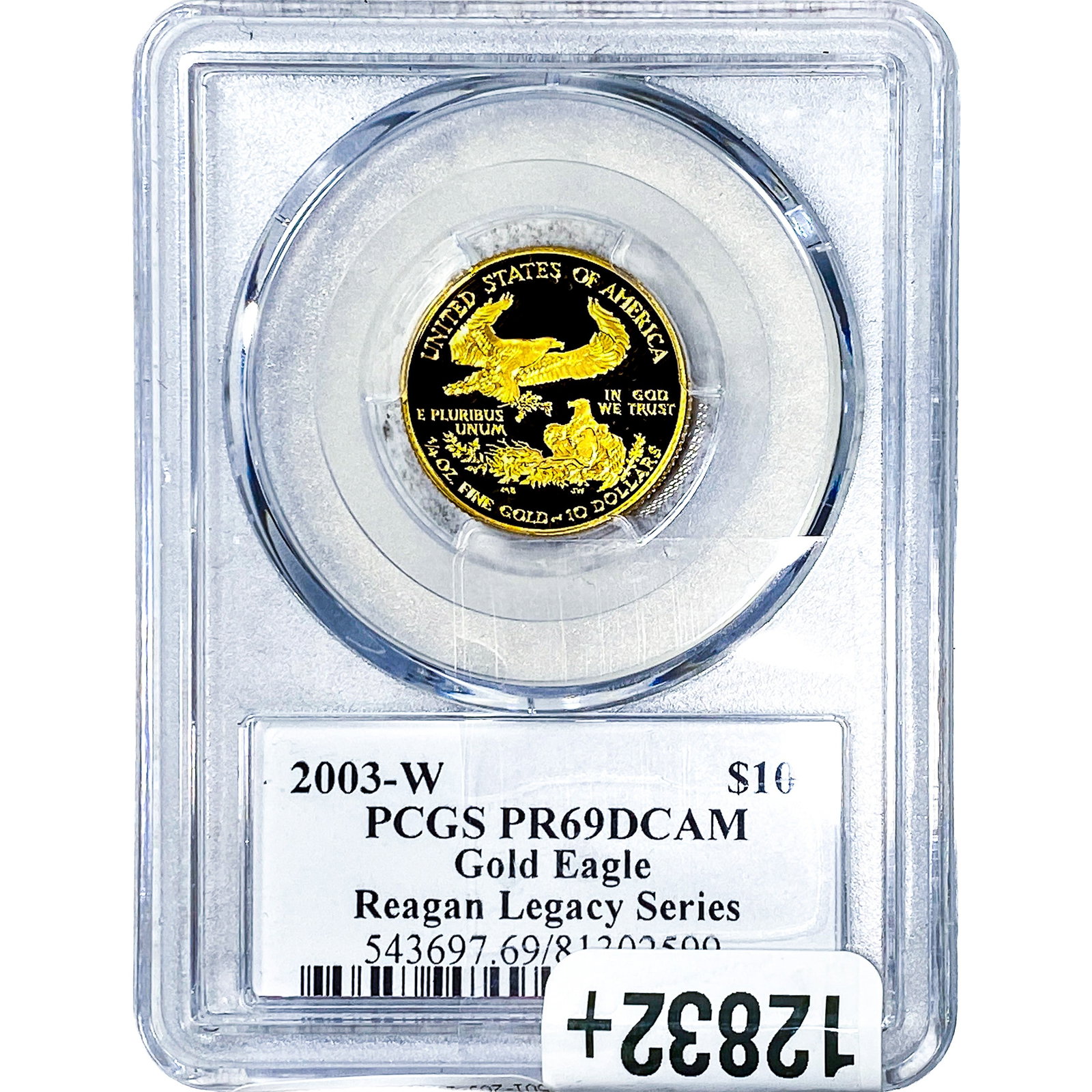 2003-W $10 Gold Eagle 1/4oz AGW PCGS PR69 DCAM (1 of 4)