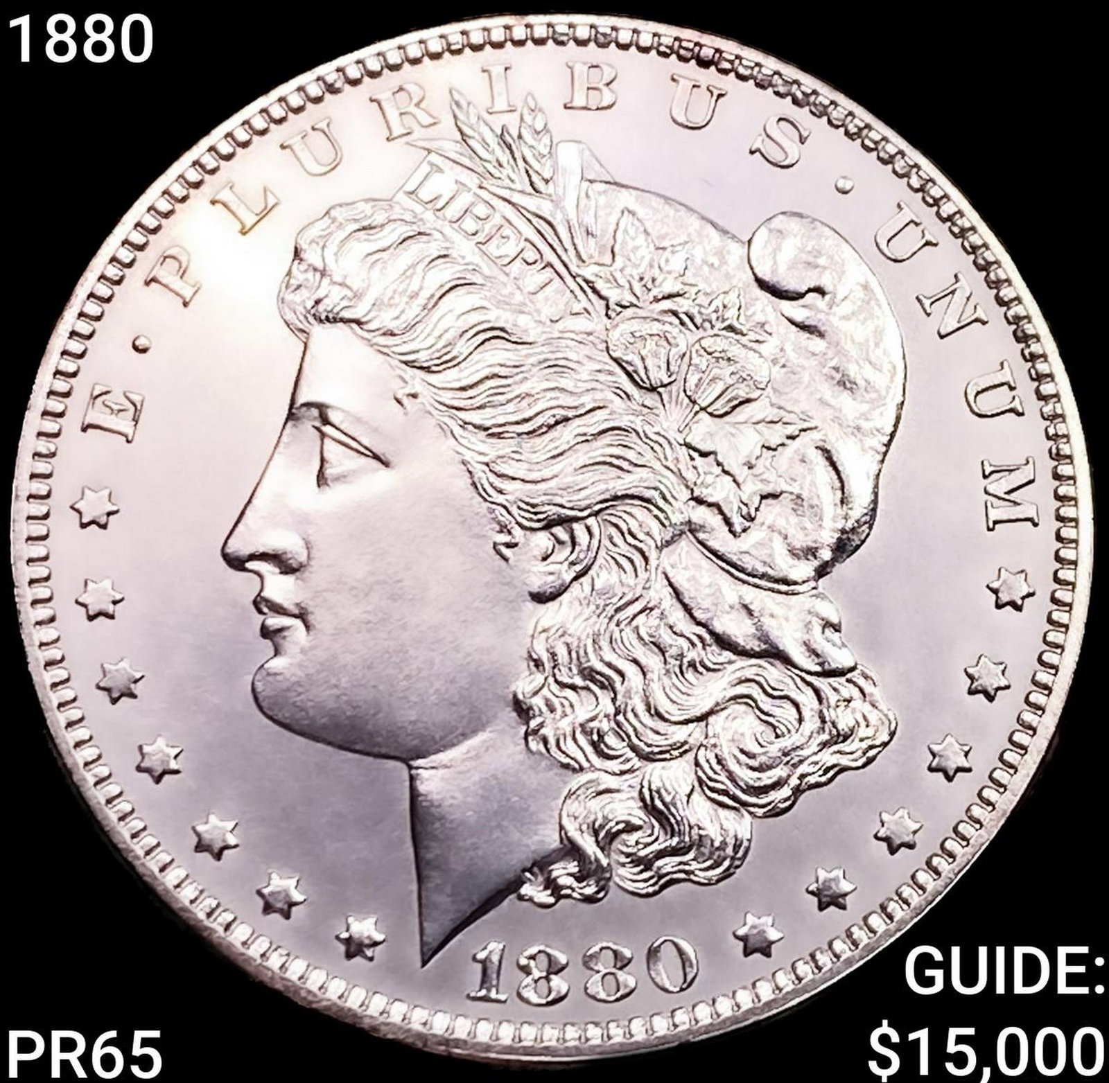 1880 Morgan Silver Dollar GEM PROOF: 1880 Morgan Silver Dollar GEM PROOF