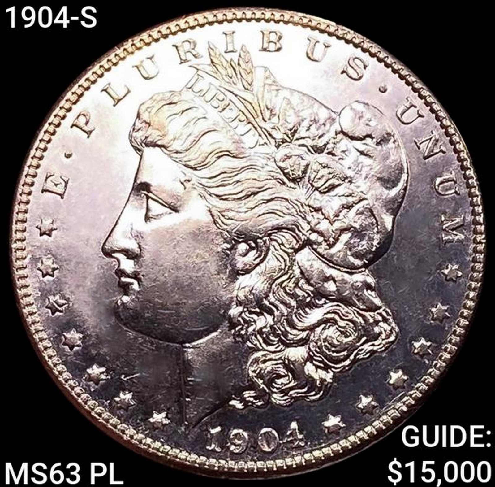 1904-S Morgan Silver Dollar CHOICE BU PL: 1904-S Morgan Silver Dollar CHOICE BU PL