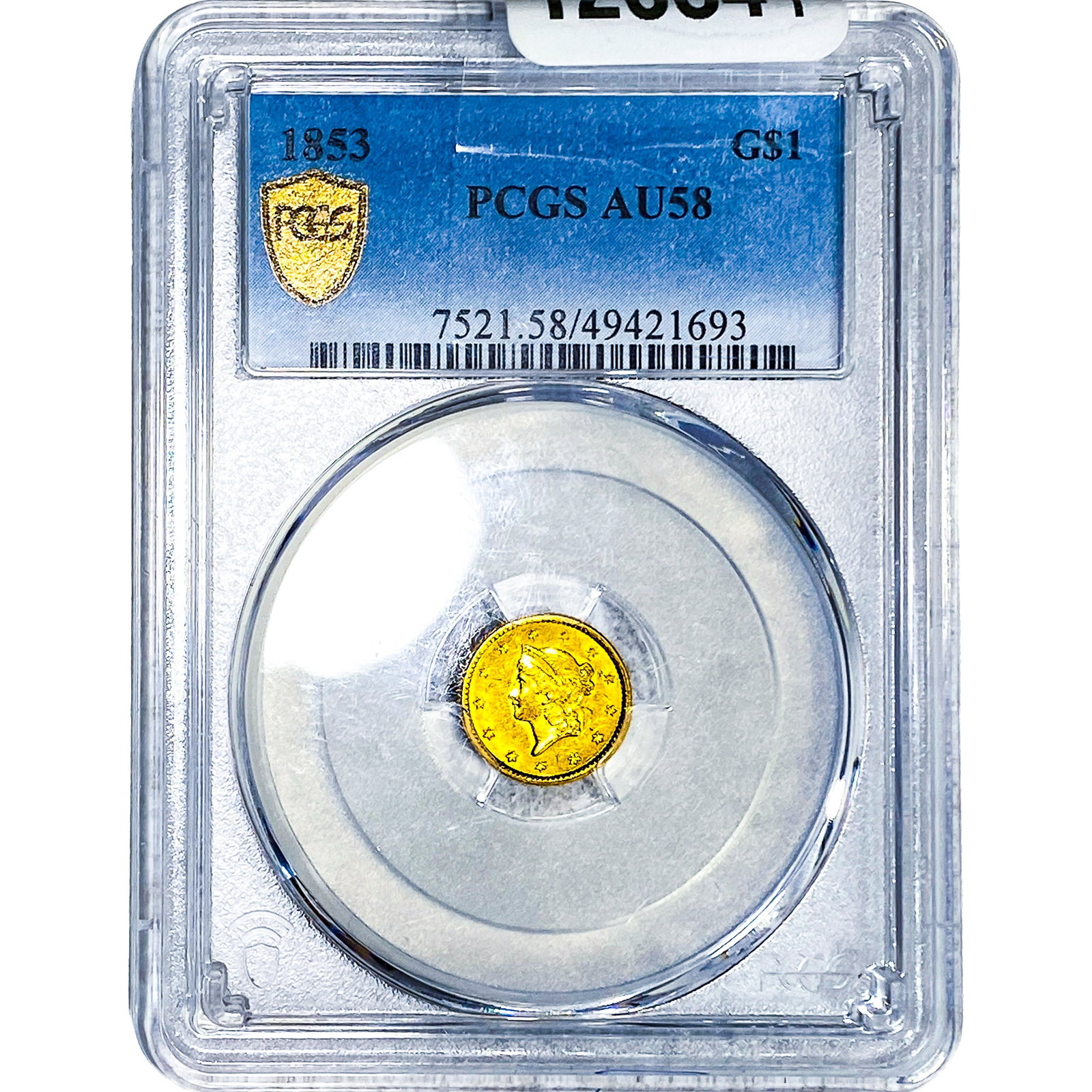 1853 Rare Gold Dollar PCGS AU58 (1 of 4)
