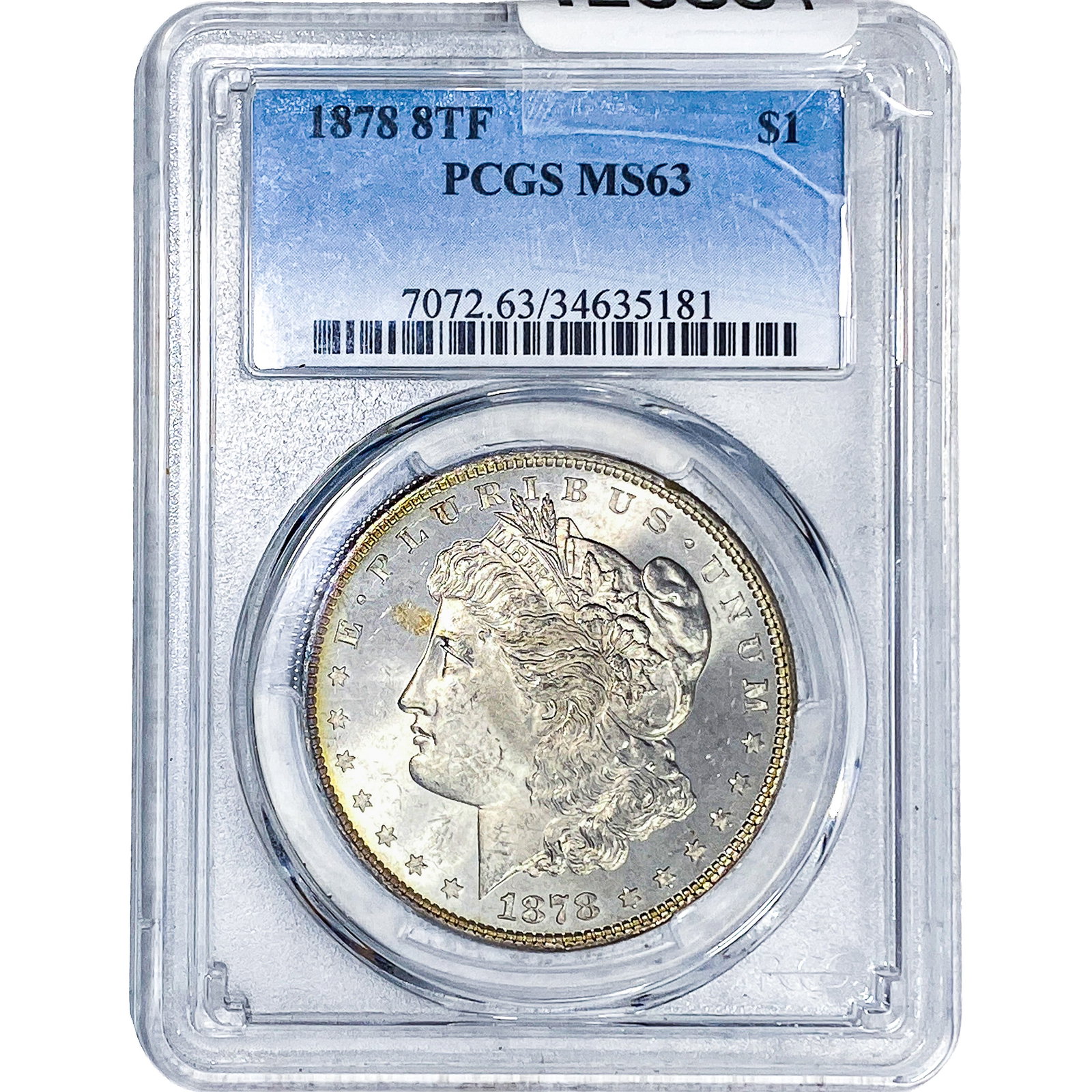 1878 8TF Morgan Silver Dollar PCGS MS63 (1 of 4)