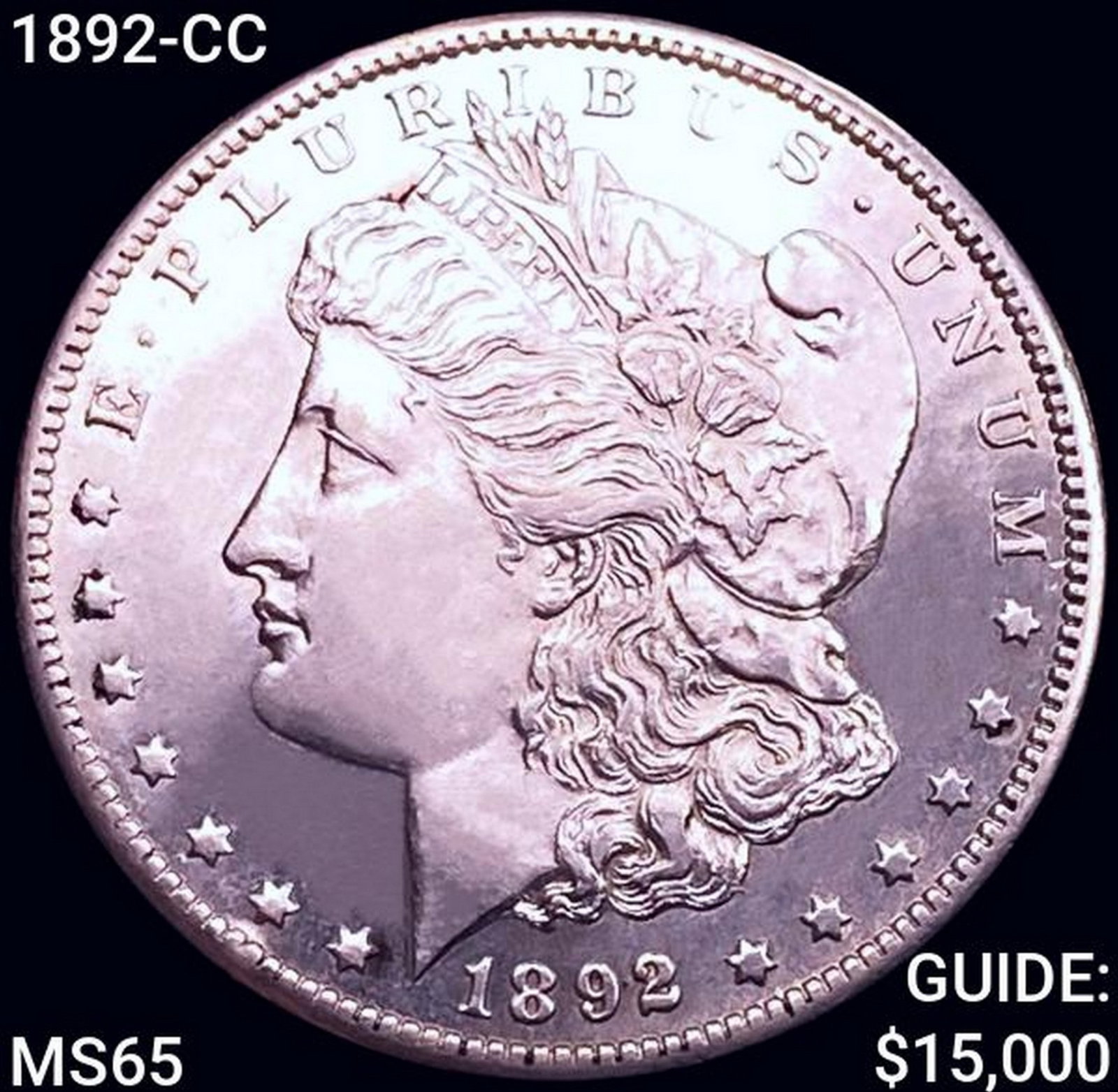 1892-CC Morgan Silver Dollar GEM BU (1 of 2)